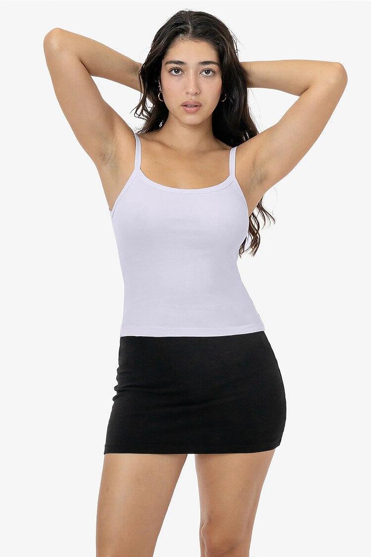 Baby Rib Spaghetti Tank Top