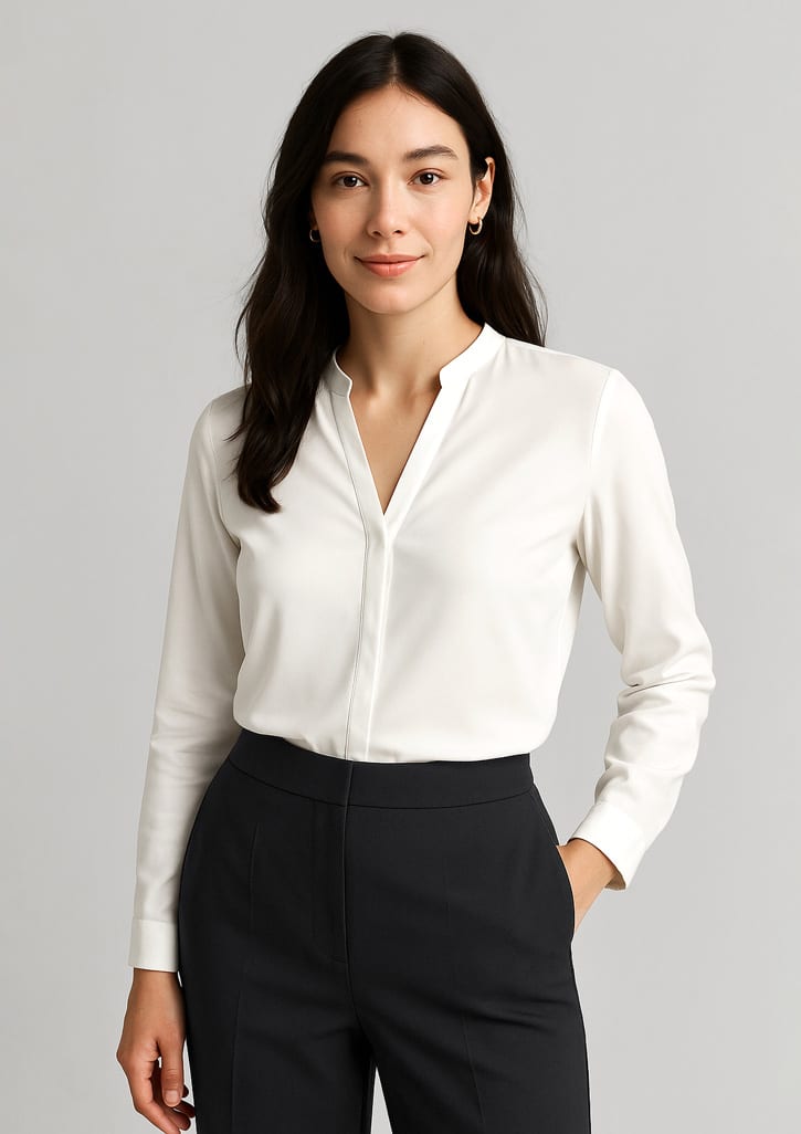 Womens Juliette Long Sleeve Blouse