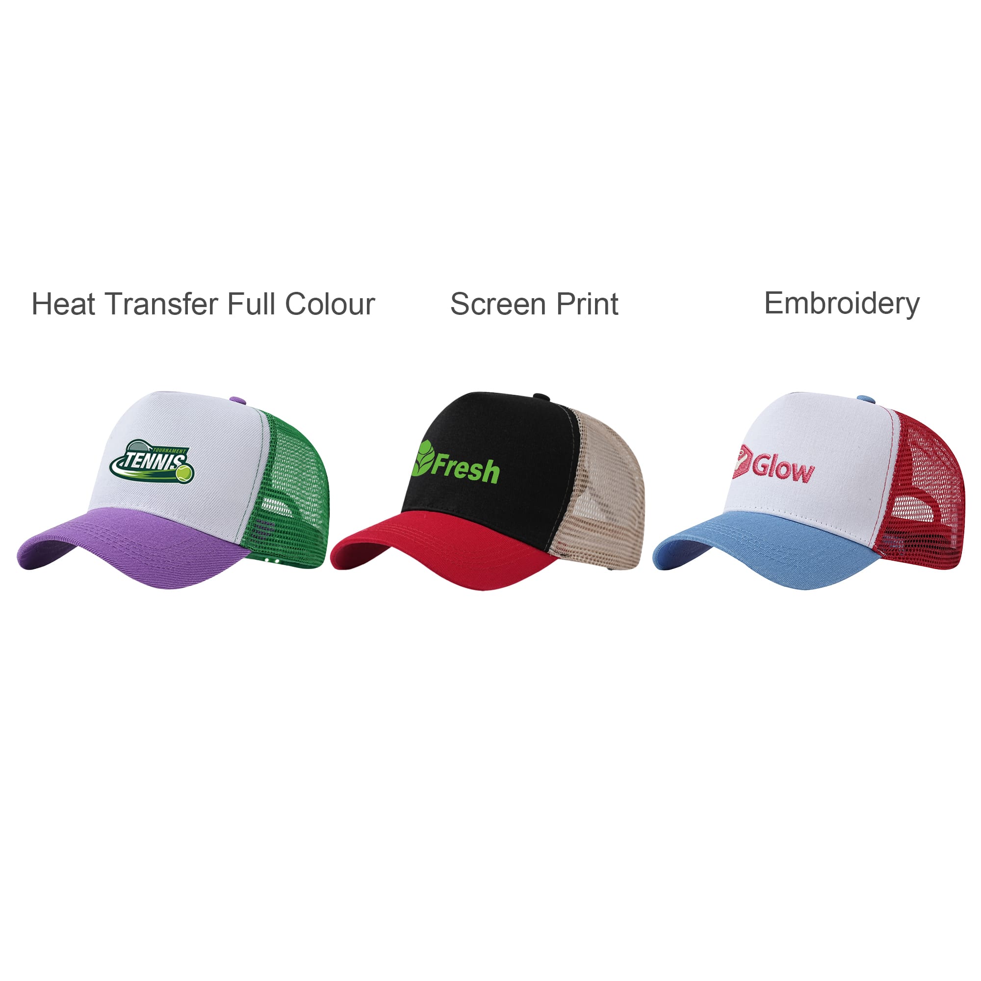 5 Panel Fashion Mesh Hat