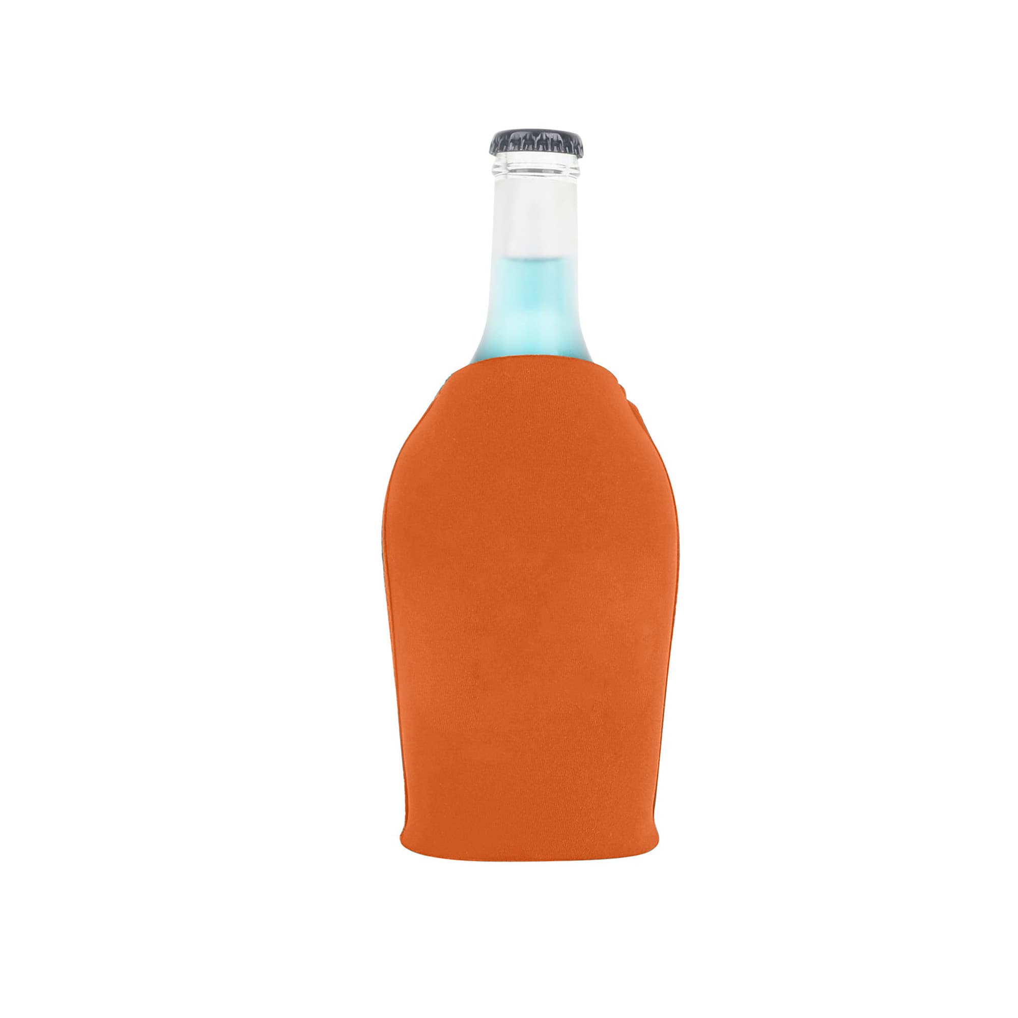 Short Bottle Cooler with Zipper