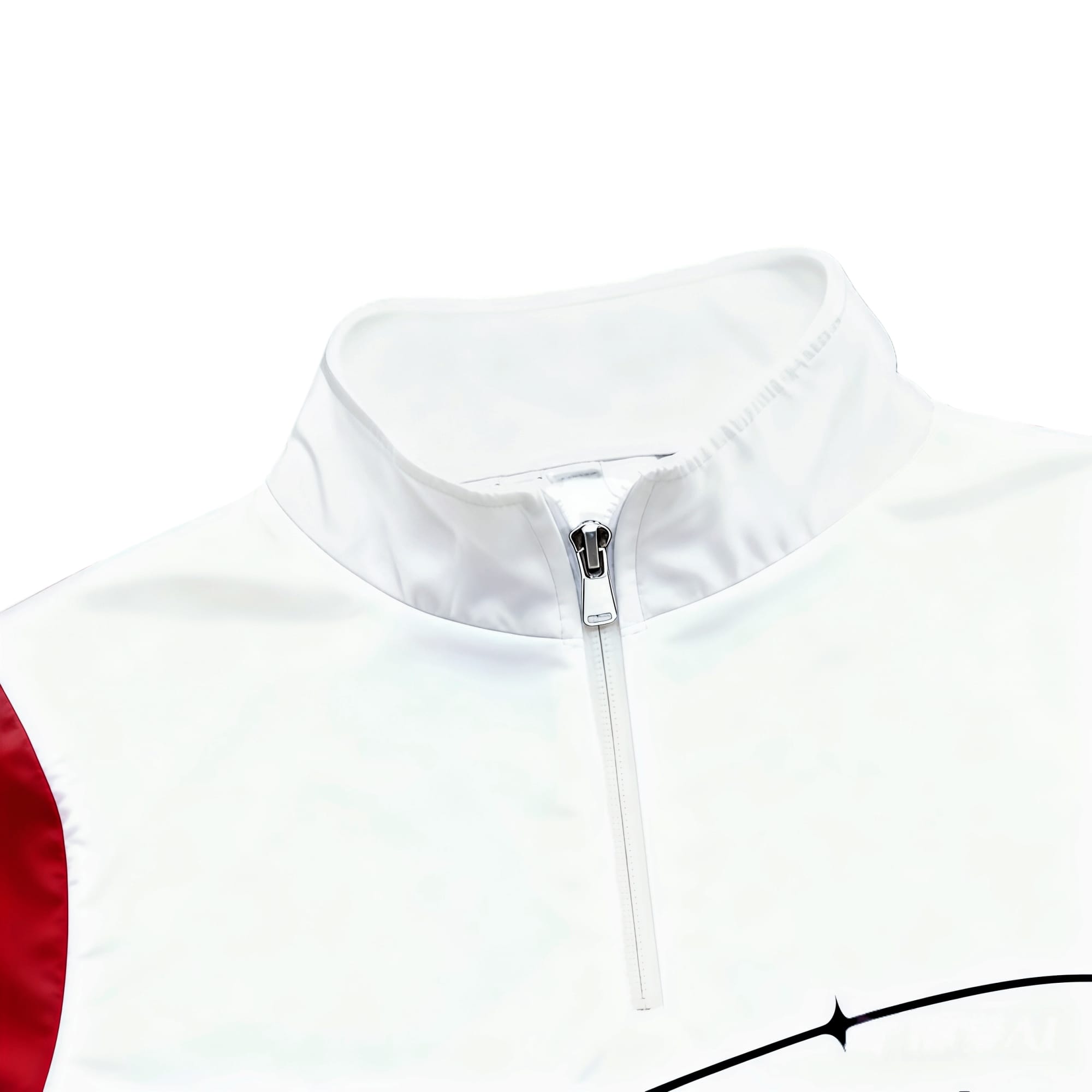 Unisex 100% Polyester 2-Layer 1/4 Zip Stand-up Collar Windbreaker