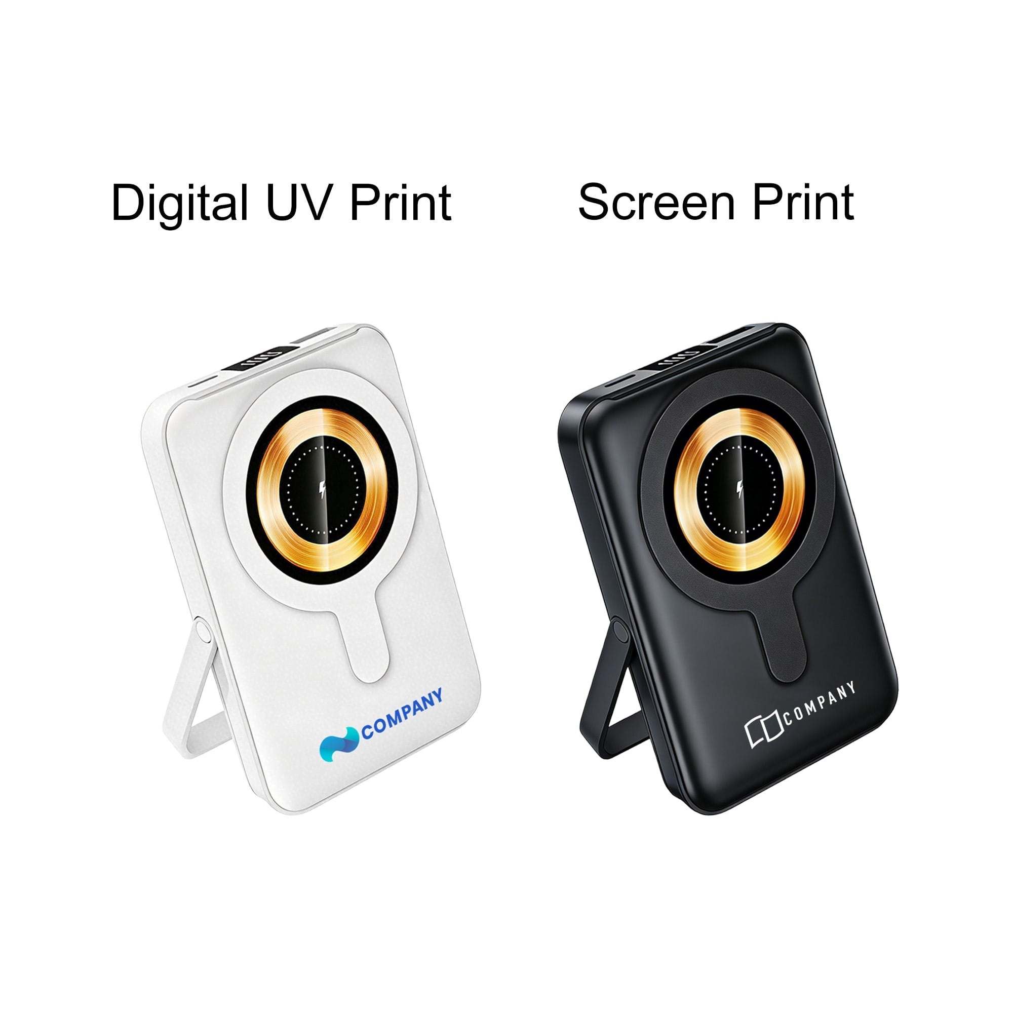 10000mAh Magnetic Wireless Power Bank with Phone Stand