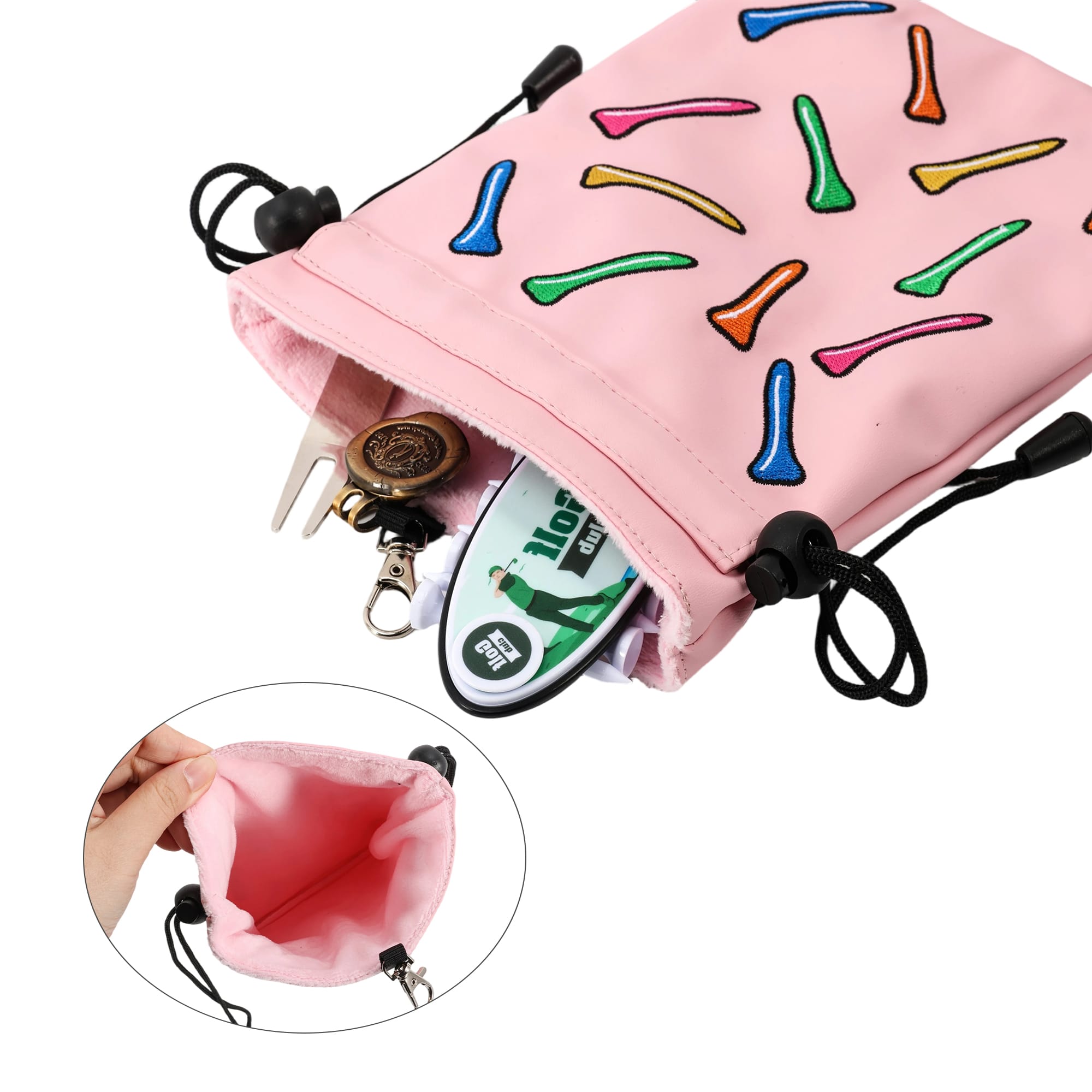 PU Golf Valuables Pouch