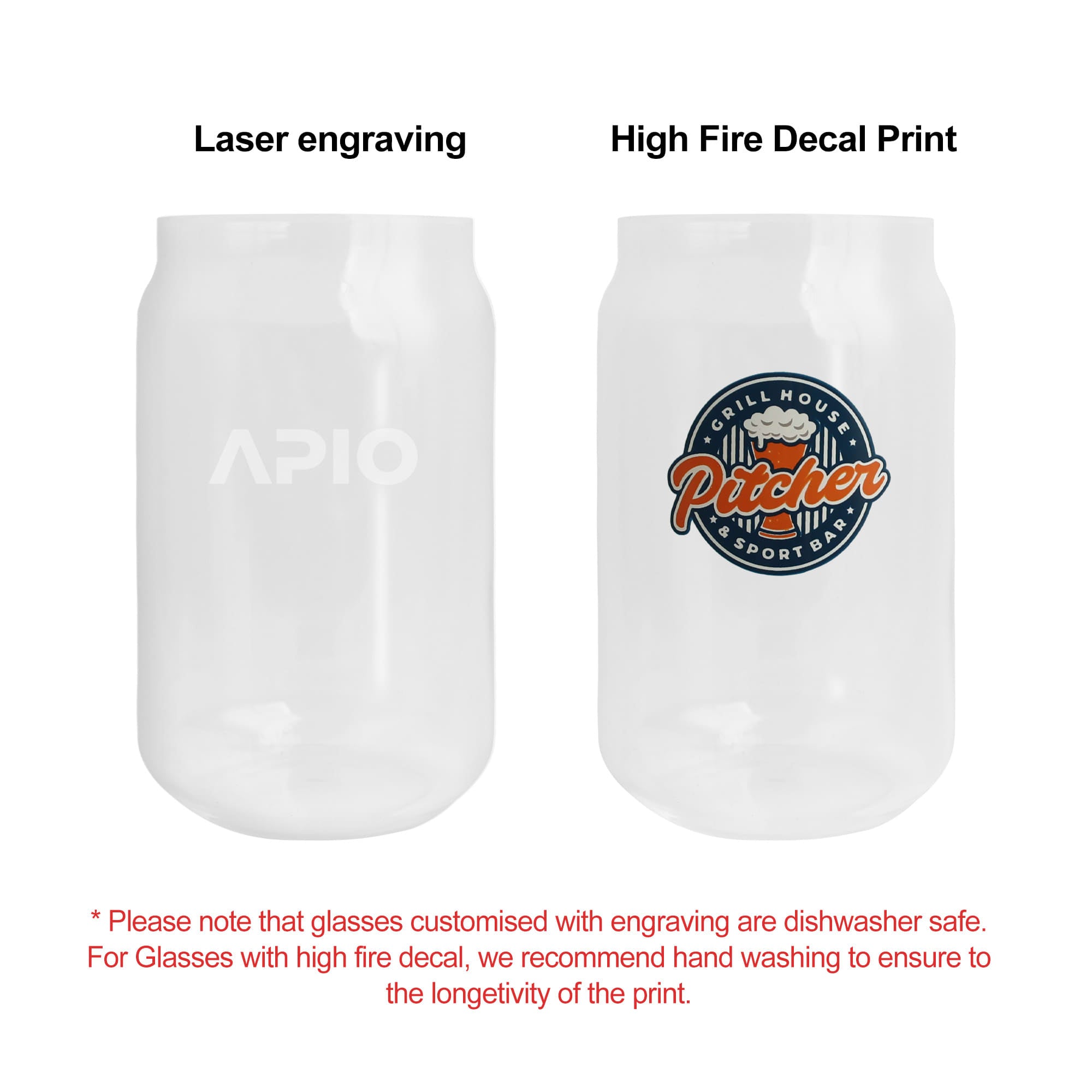 Can Shaped Glass Cup