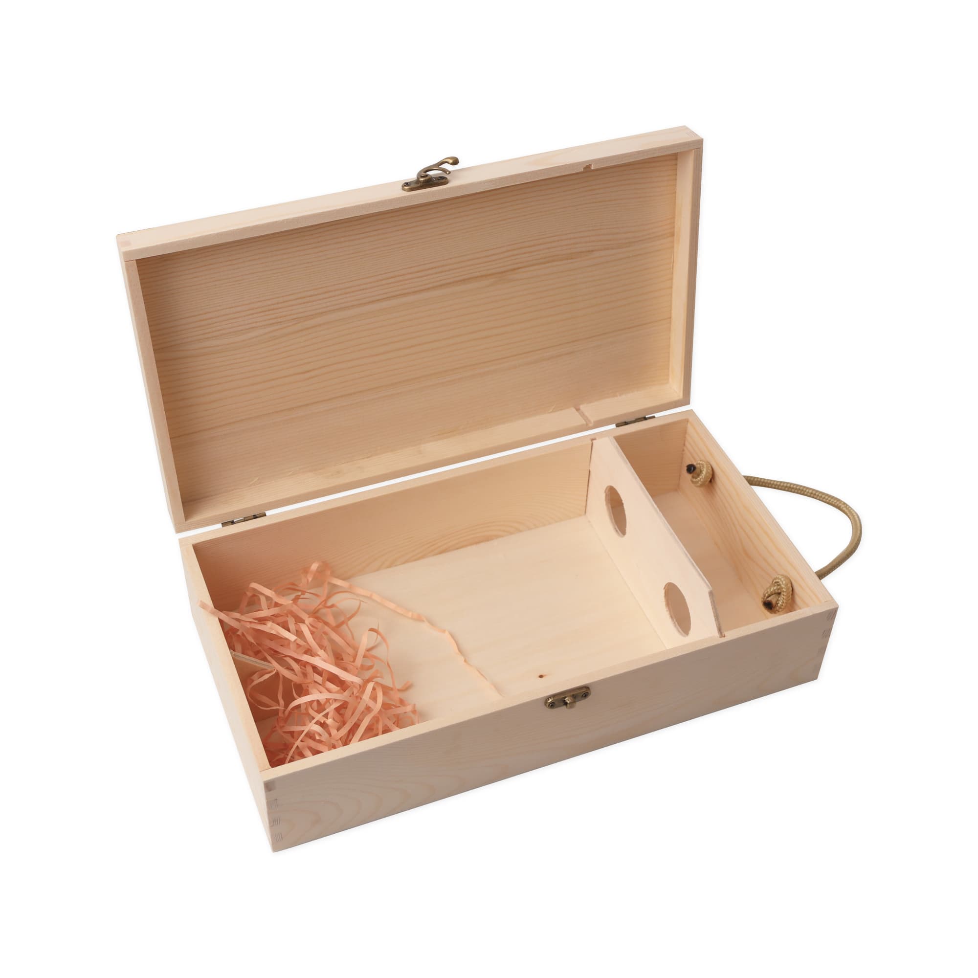 Double Bottle Wooden Wine Box
