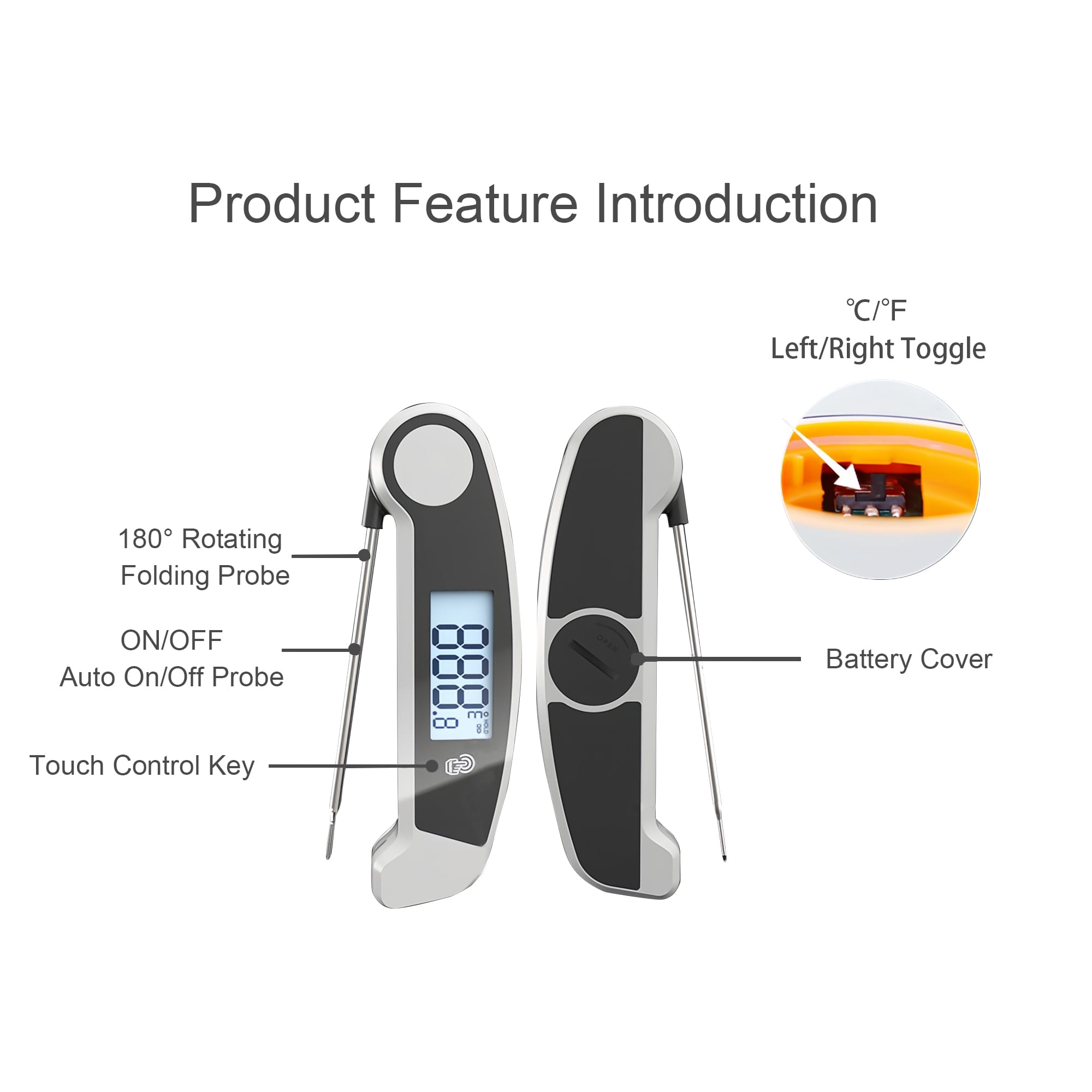 Digital Instant Read Meat Thermometer