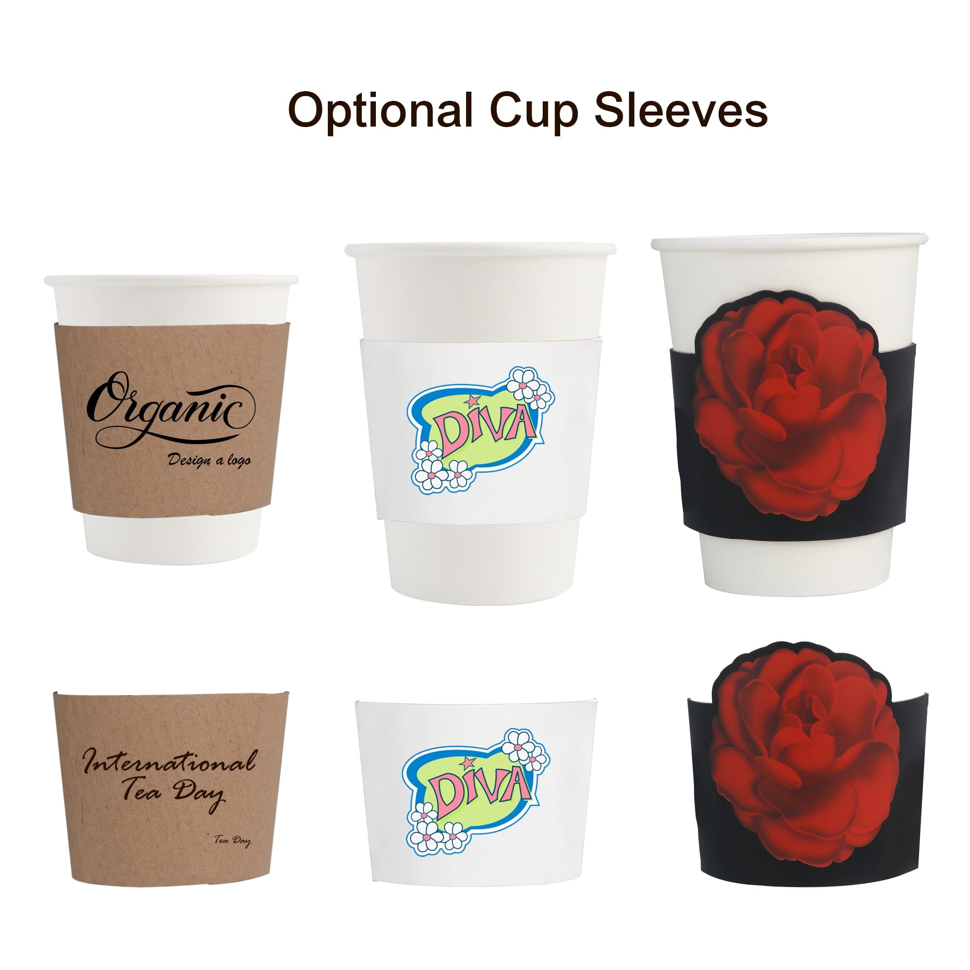 Home Compostable Aqueous Single Wall Paper Cups