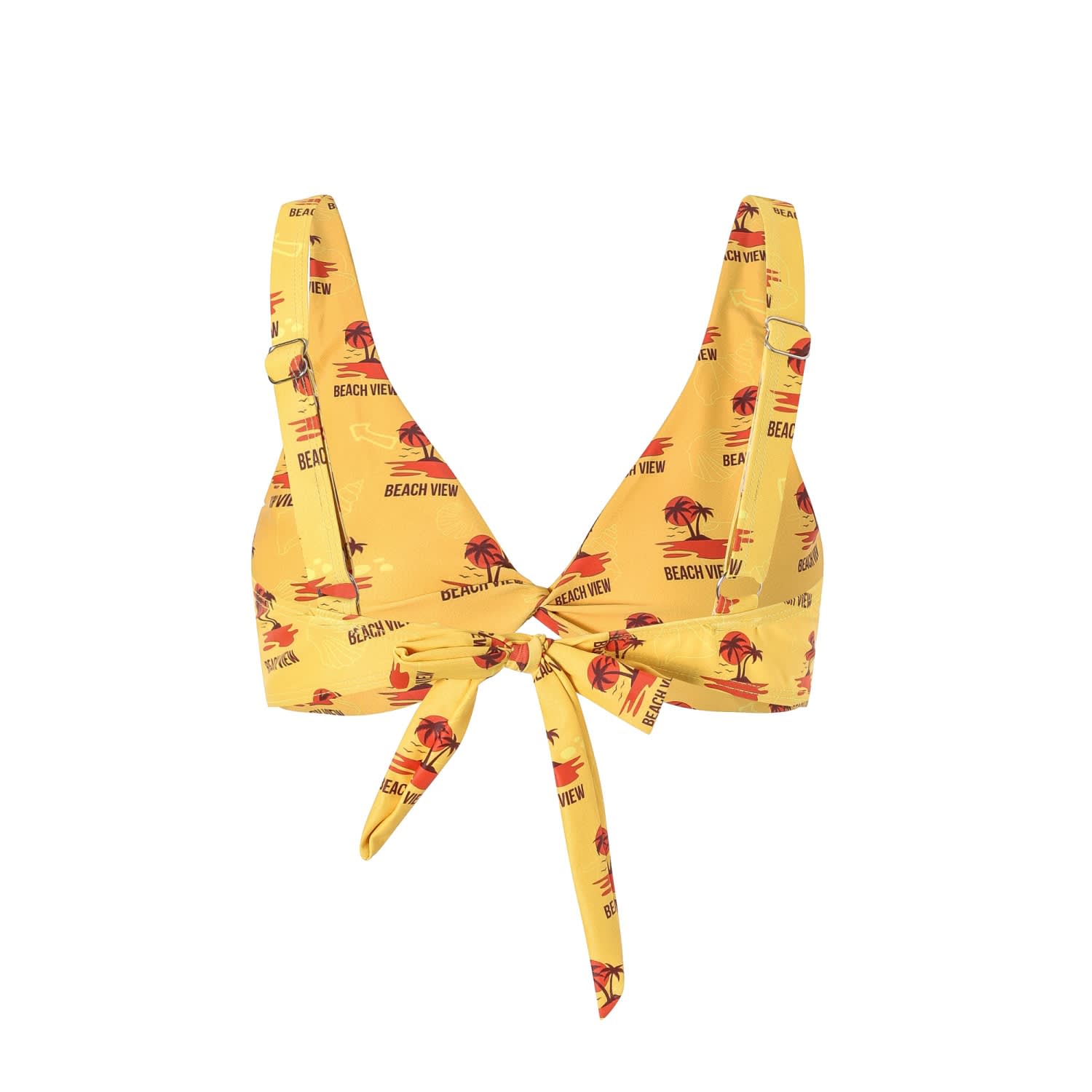 Women's Polyester Spandex Sublimated Bikini top