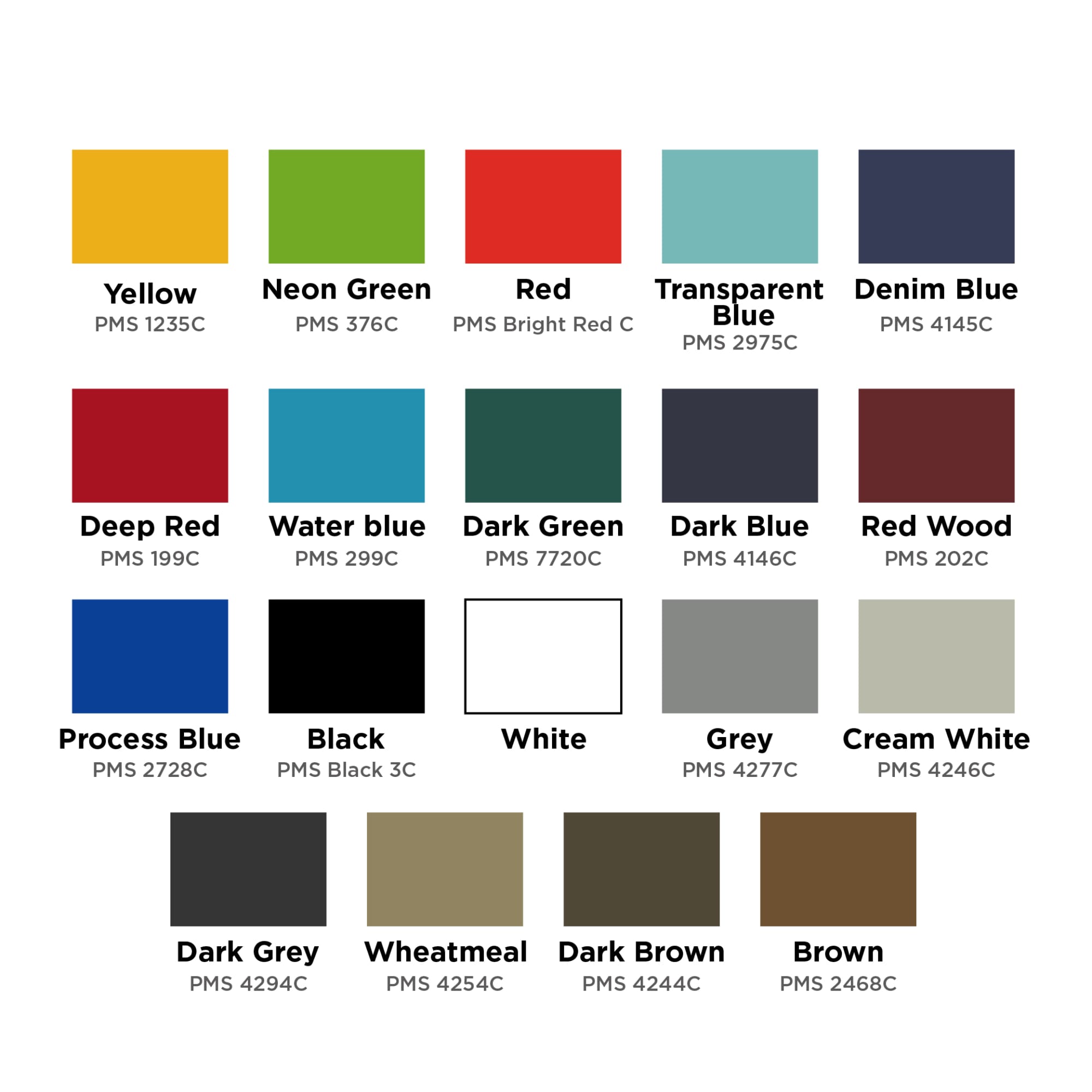 4x4m Wind-resistant Square Stock Colour Outdoor Umbrella