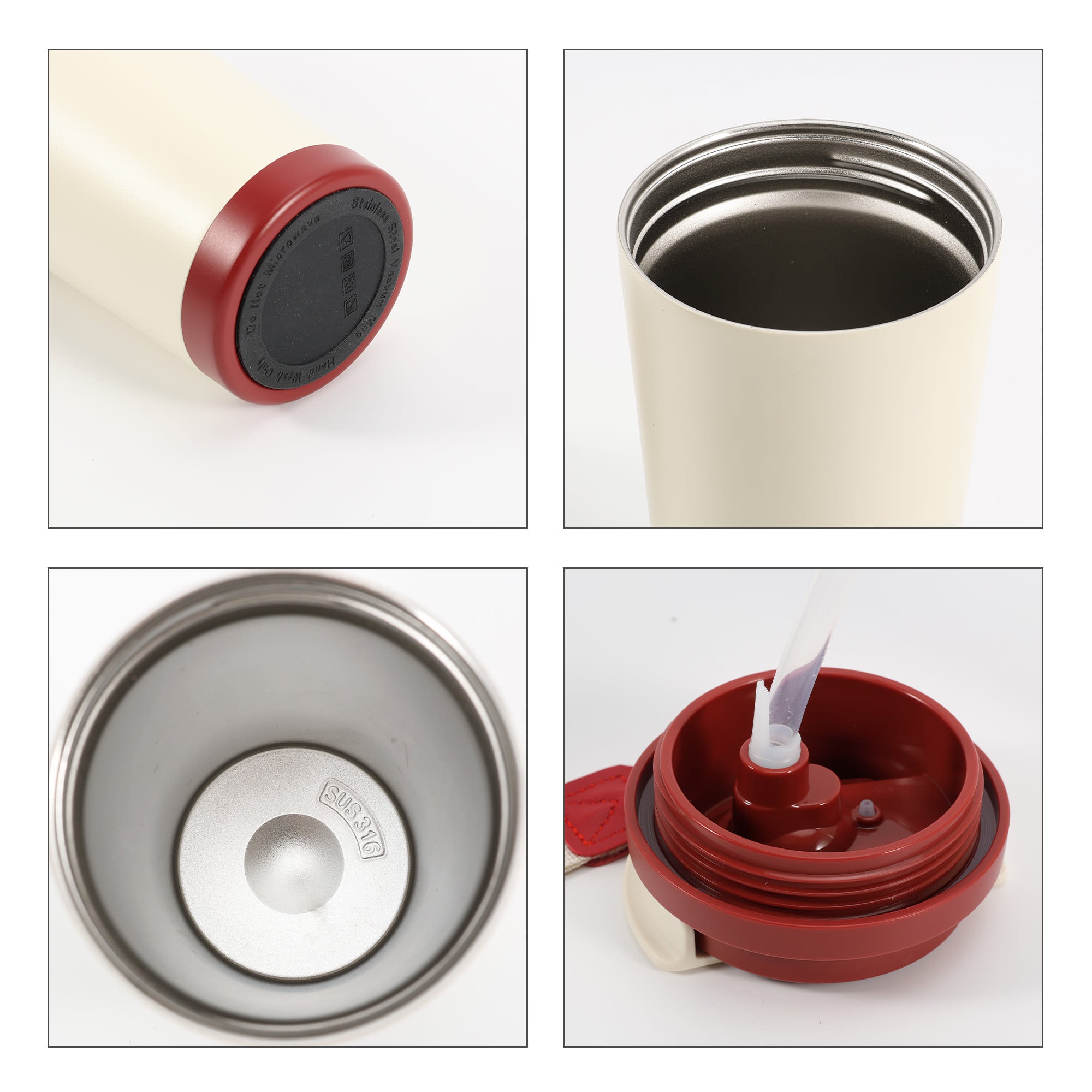 550ML Double Wall Stainless Steel Coffee Mug