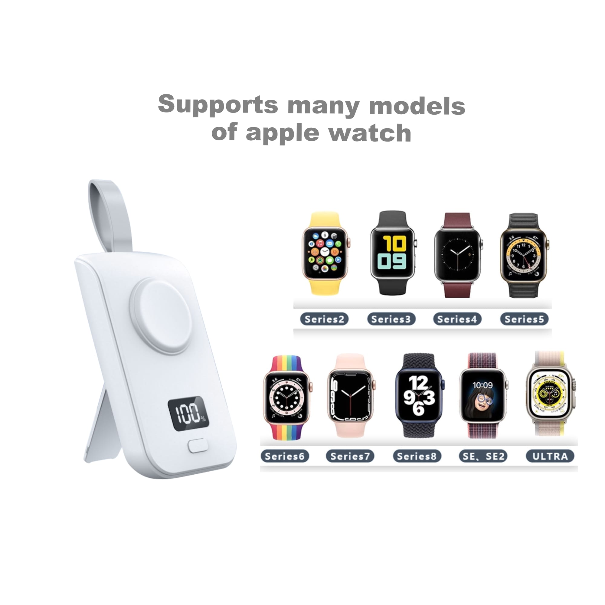 Portable Apple Watch 2500mAh Power Bank