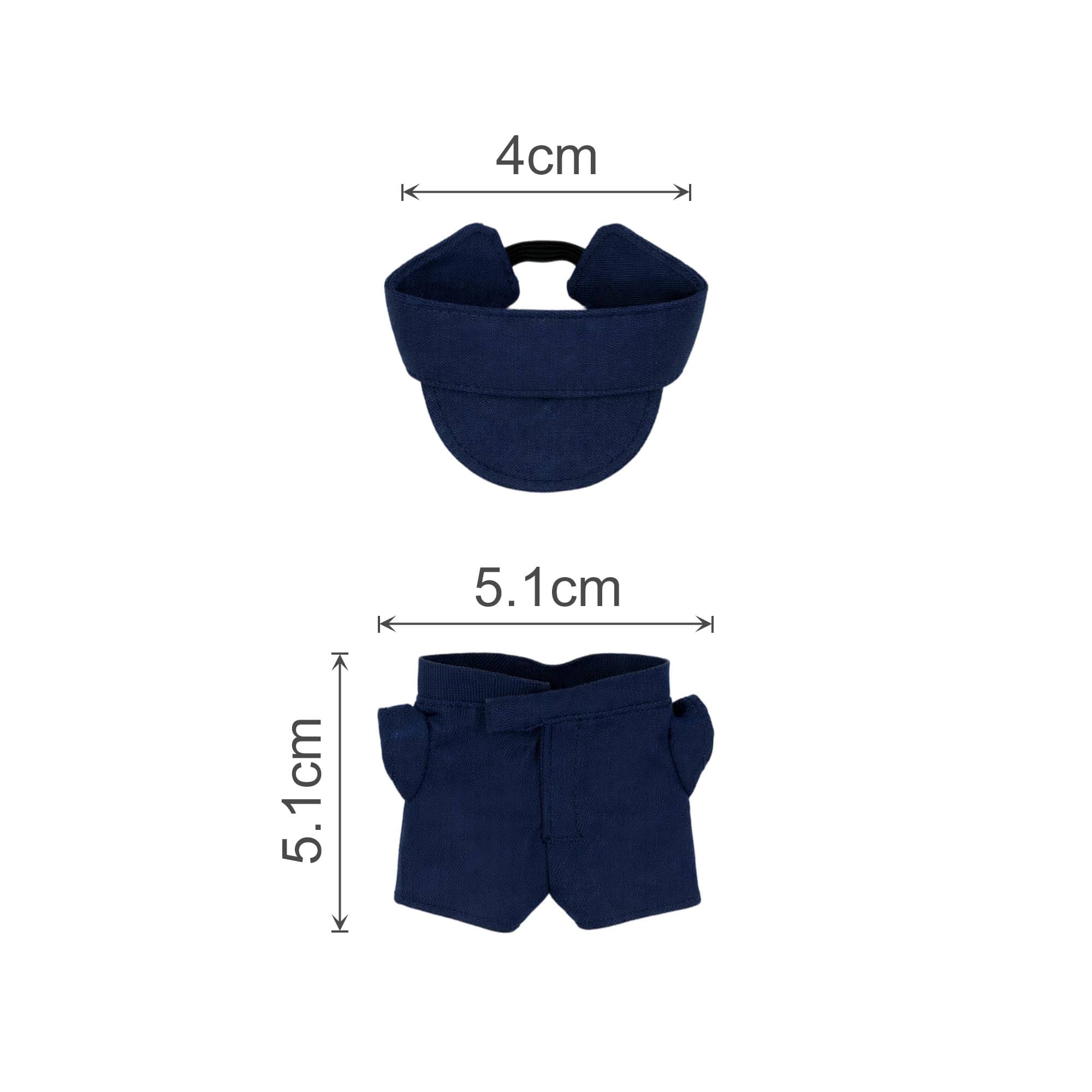 Plush Doll Racing Suit Set (10cm Doll)