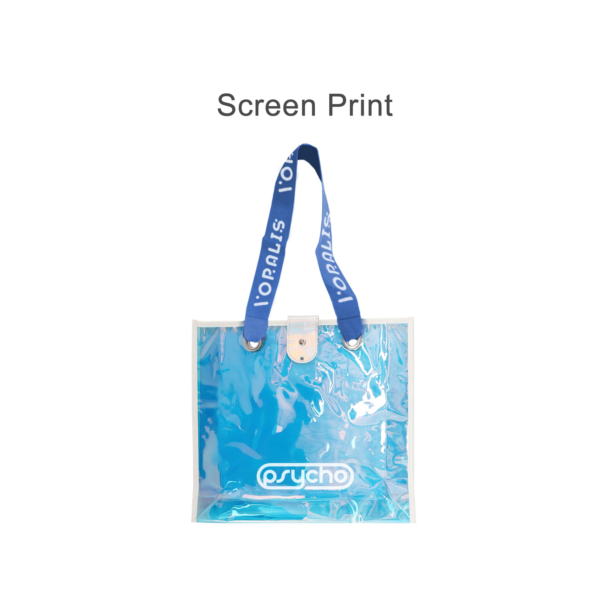 Iridescent Clear Tote Bag