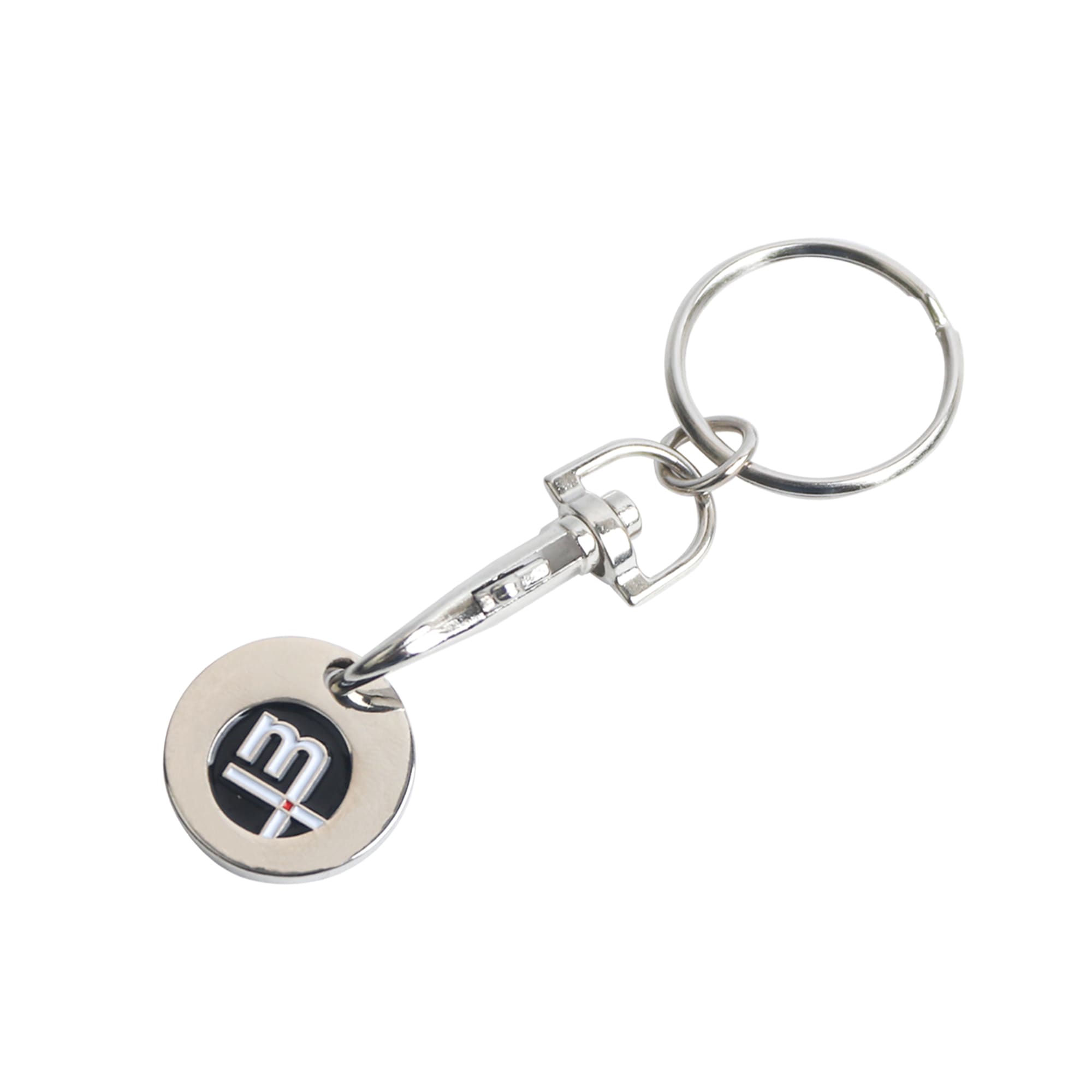 Enamel Trolley Coin Keyring