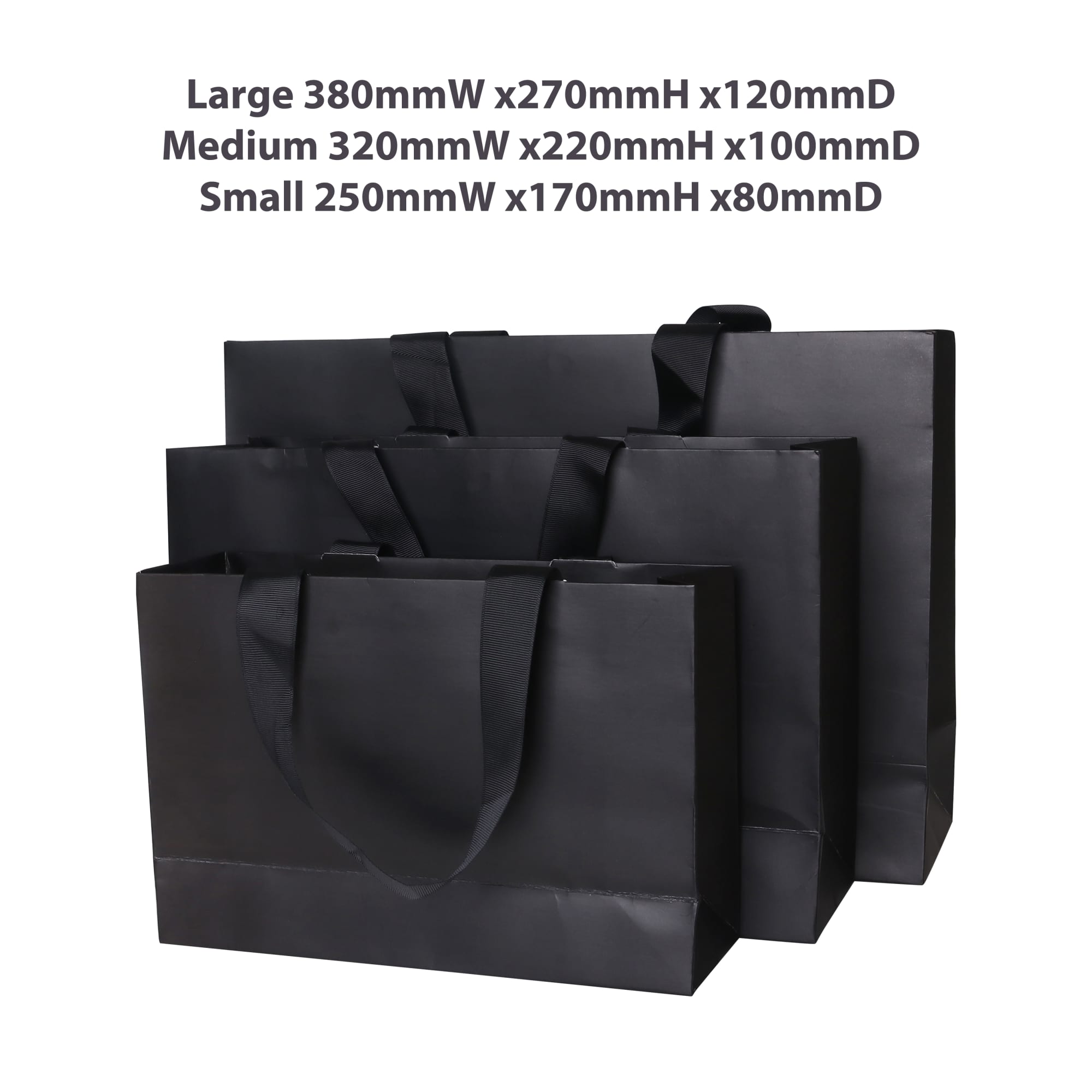 Small Paper Bag with Flat Handle(250 x 170 x 80mm)