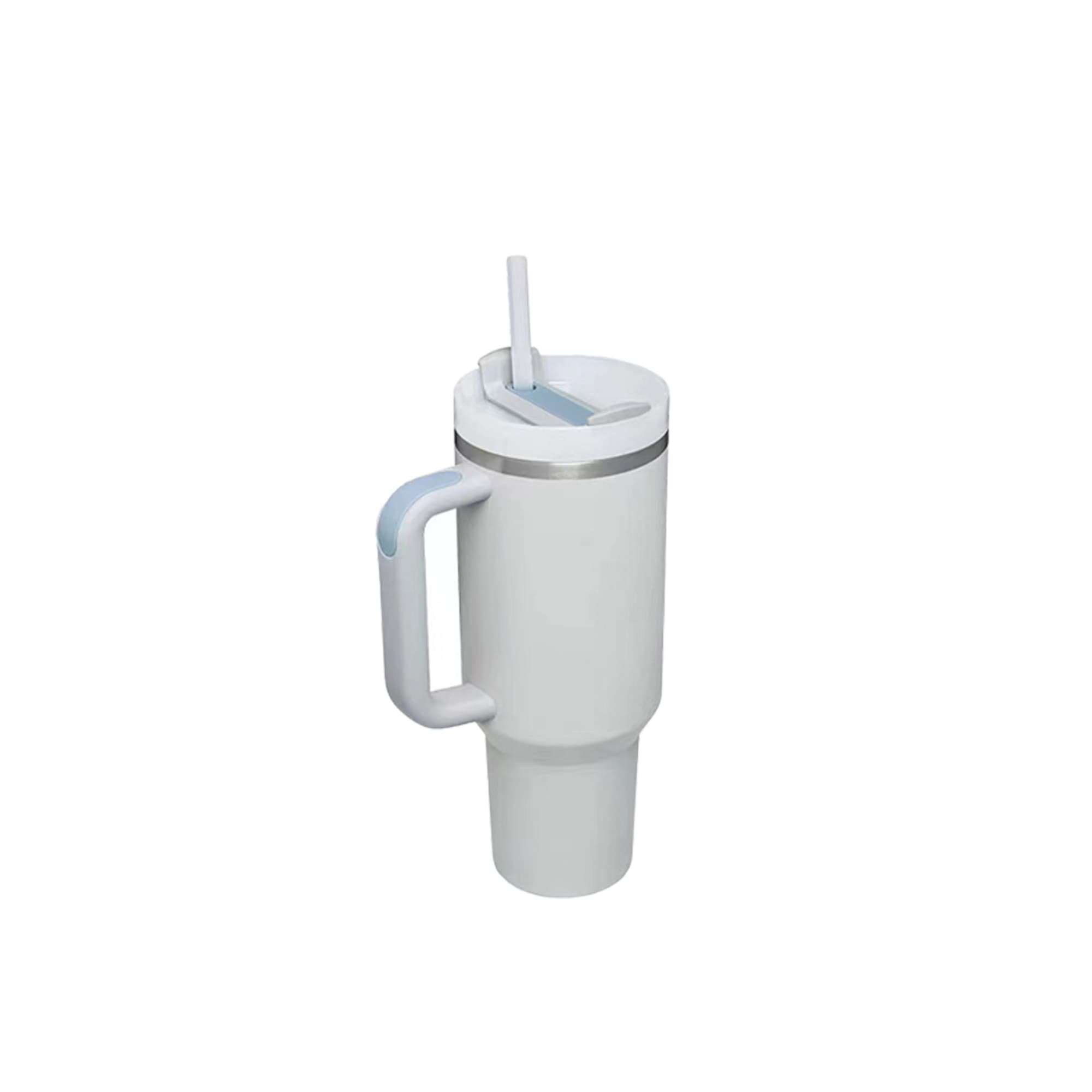 1.2L Stainless Steel Tumbler with Lid and Straw