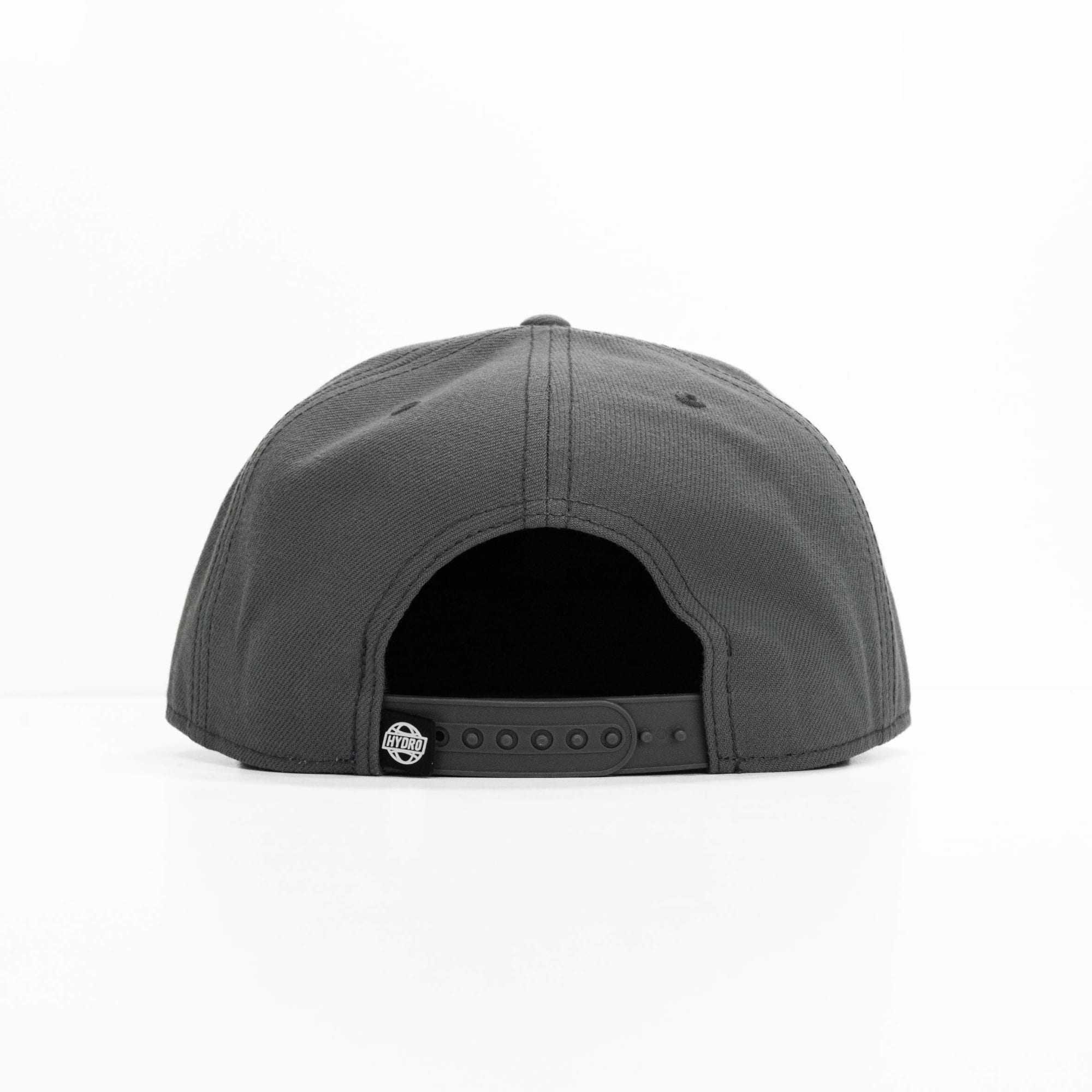 Clay 6 Panel Polyester Cap with Flat Visor