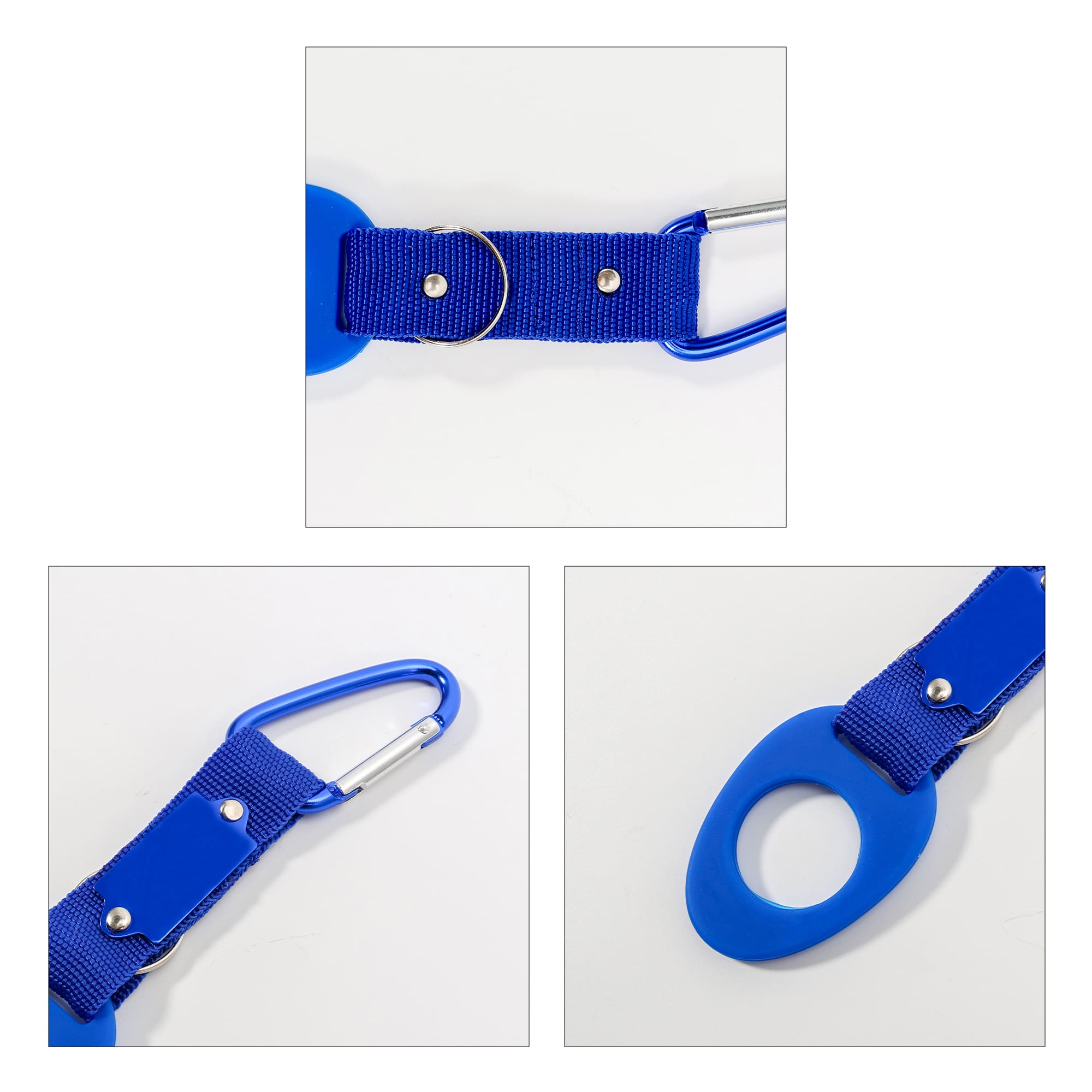 Carabiner Clip With Rubber Bottle Holder