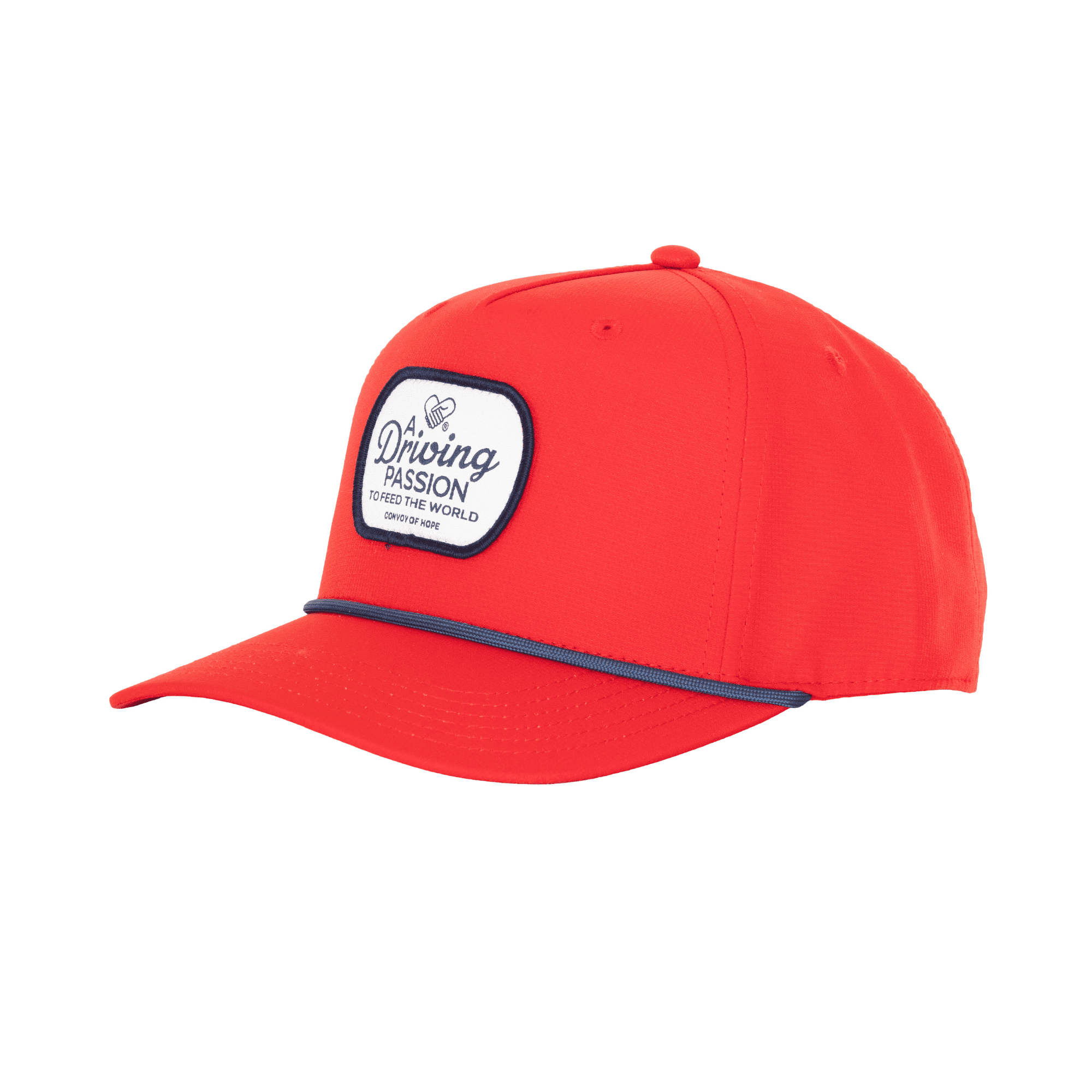Heritage 5 Panel Polyester Cap with Custom Braid