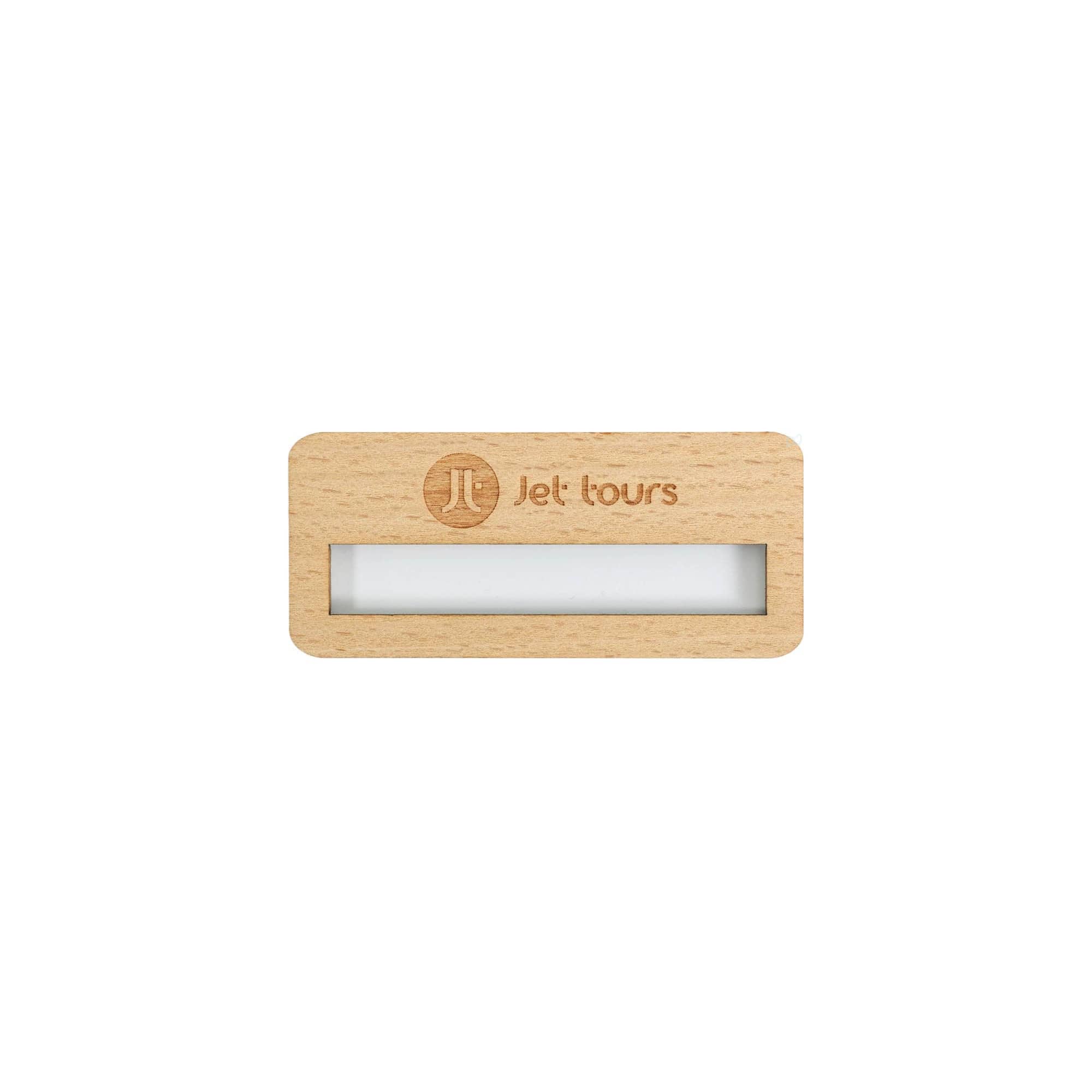 Reusable Wooden Name Badge