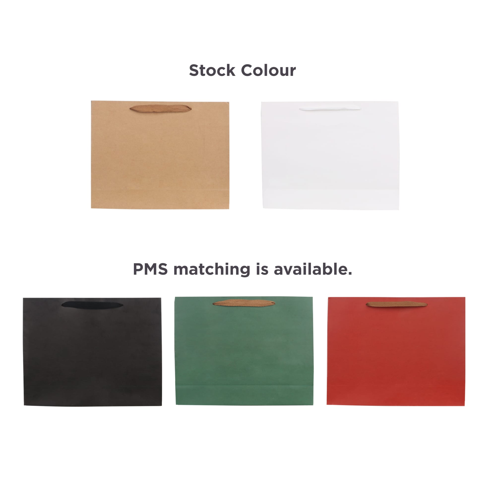 Small Crosswise Paper Bag with Rope Handle(180 x 140 x 80mm)