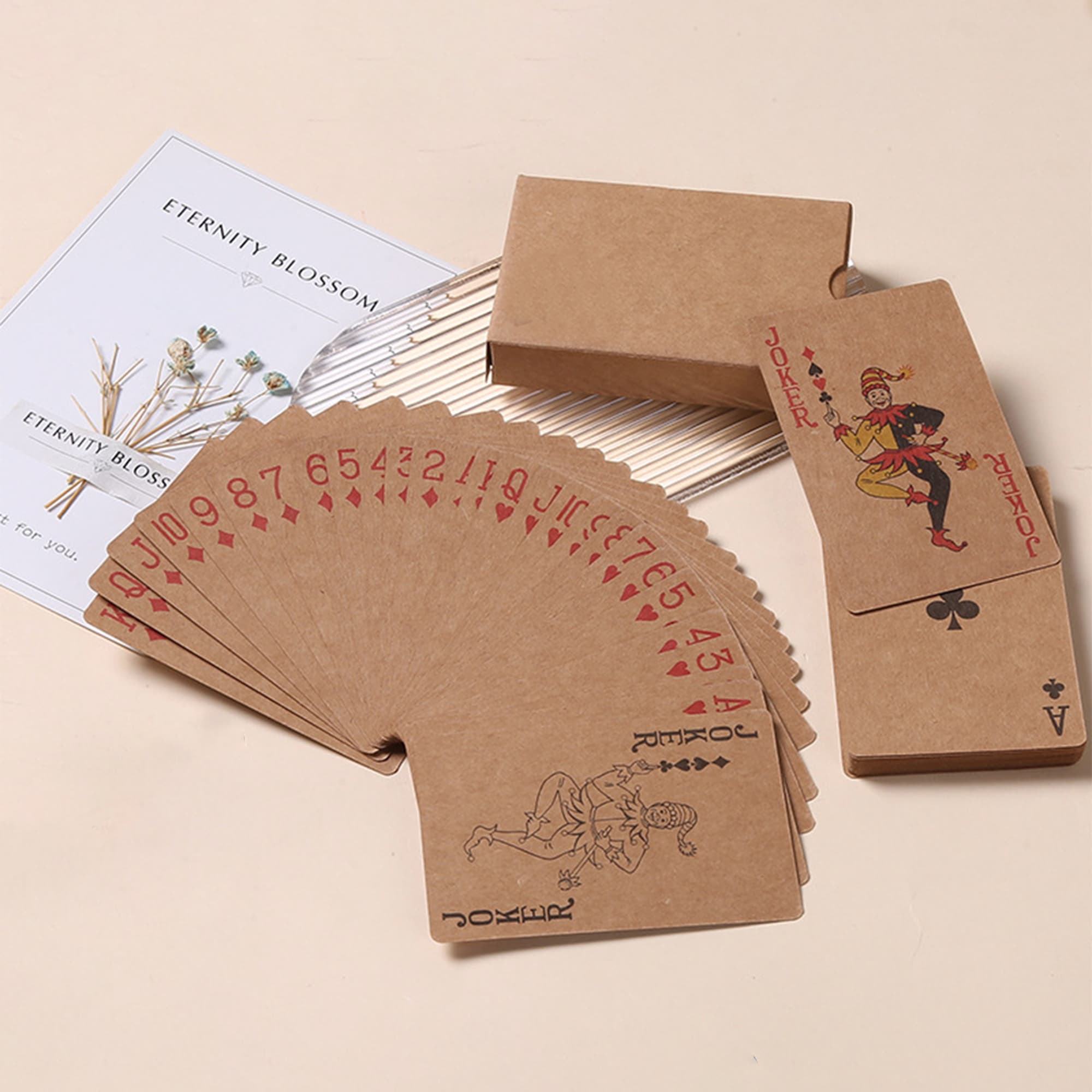 Kraft Paper Playing Cards