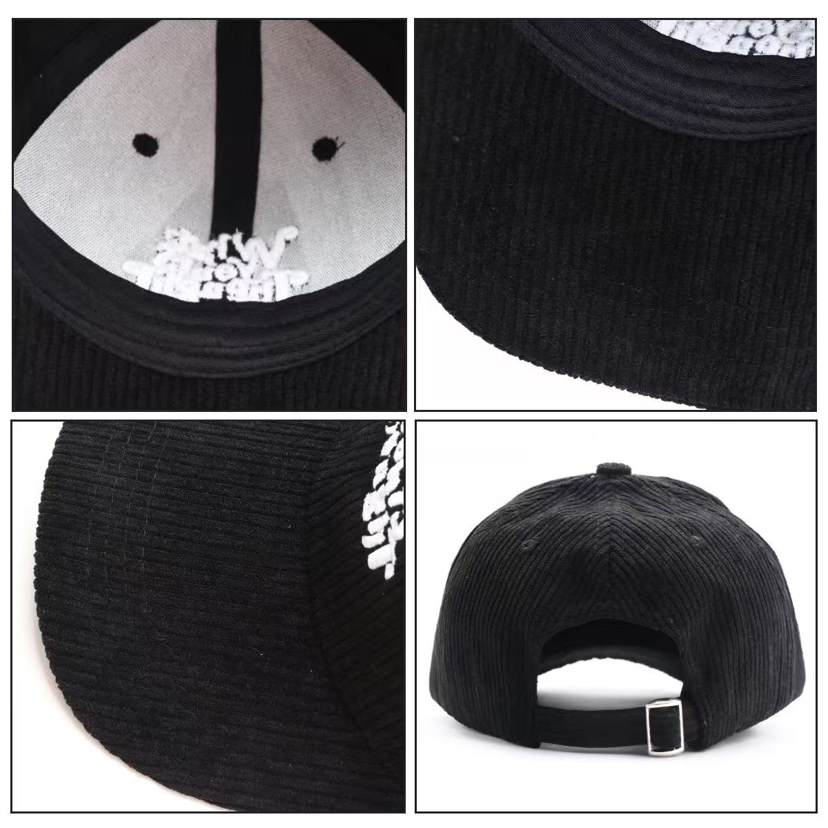 6 Panel Corduroy Baseball Cap