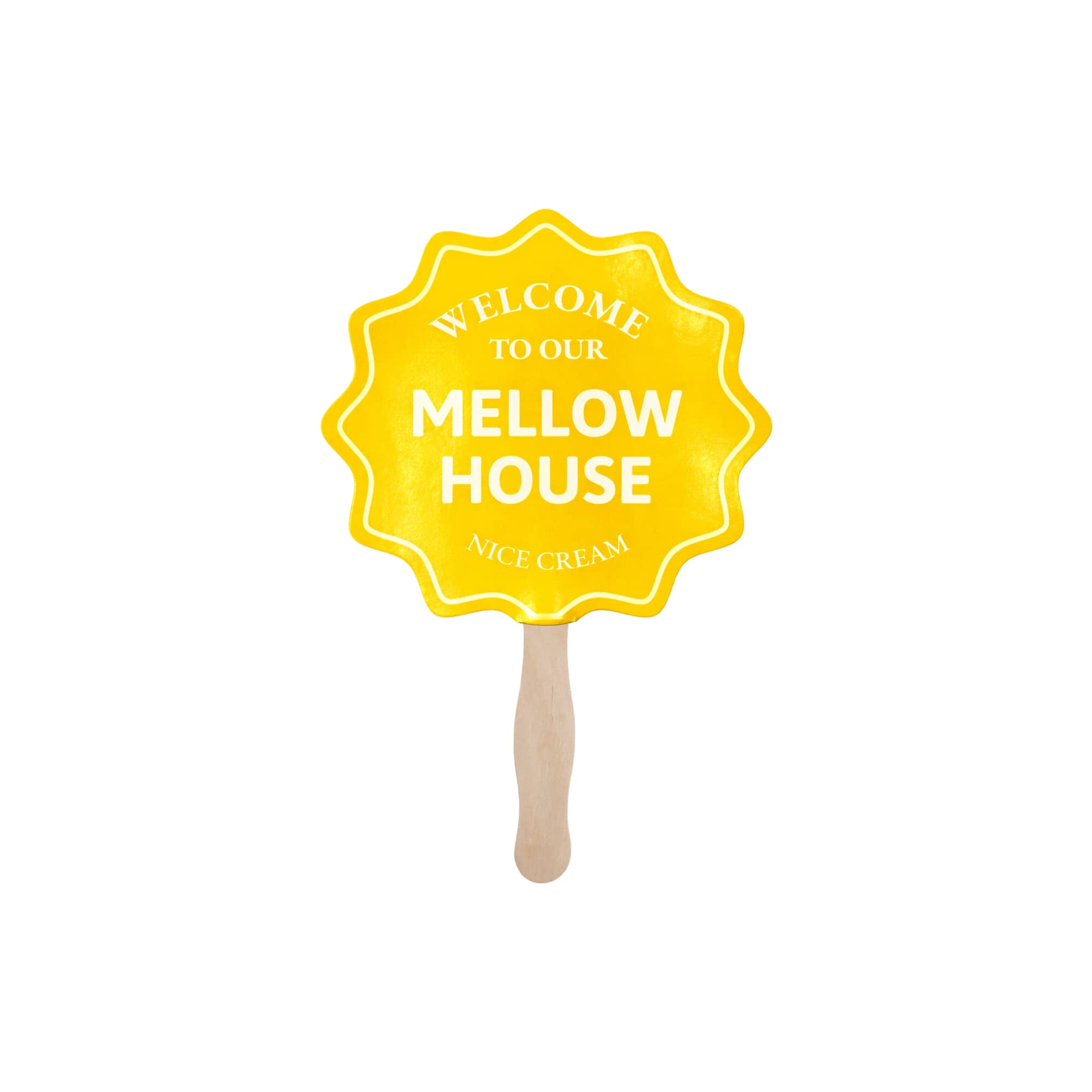 Custom Shape Paper Hand Fan