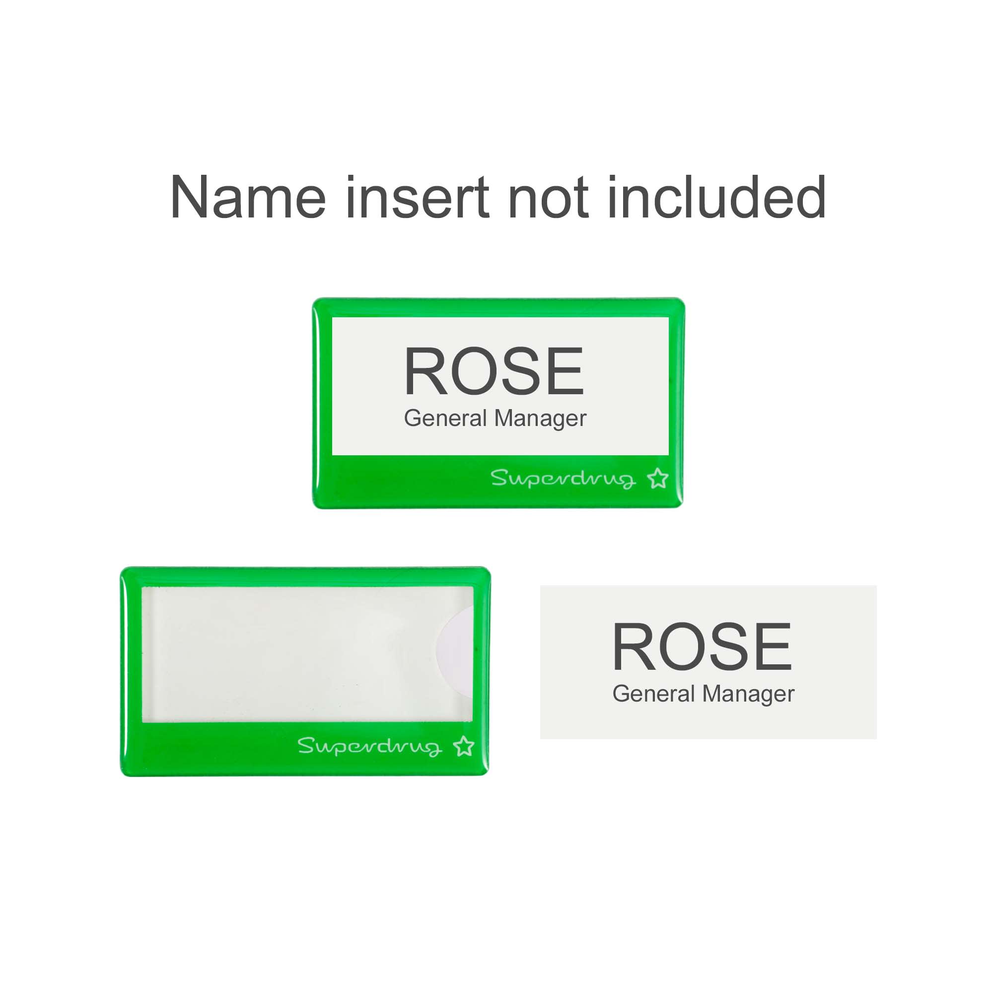 Custom Reusable Acrylic Name Badge