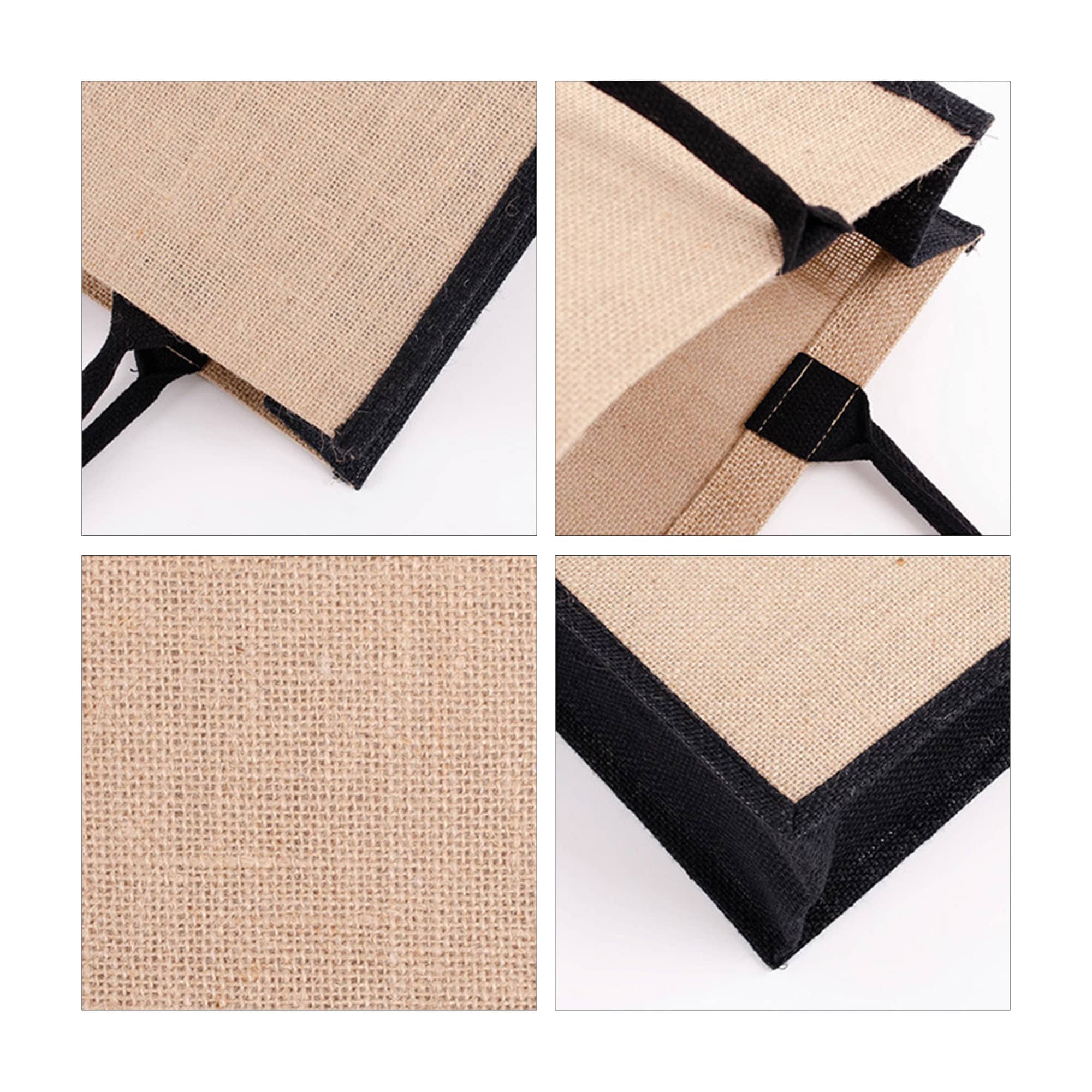 Coloured Jute Tote Bag