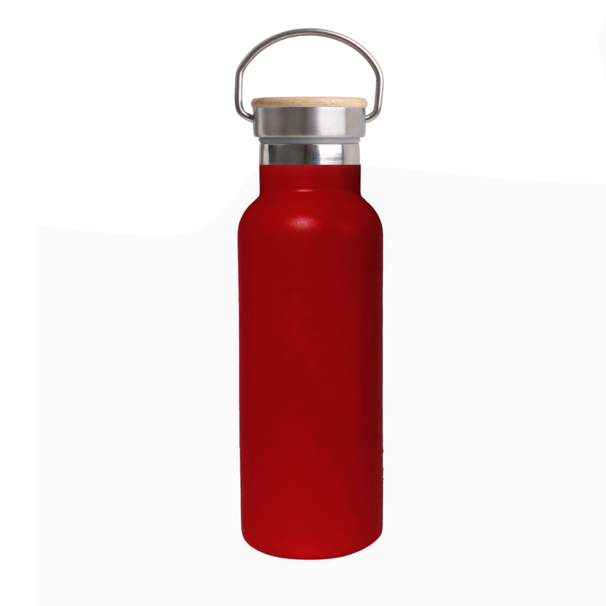 500ml Double Wall Vacuum Bottle with Bamboo Lid