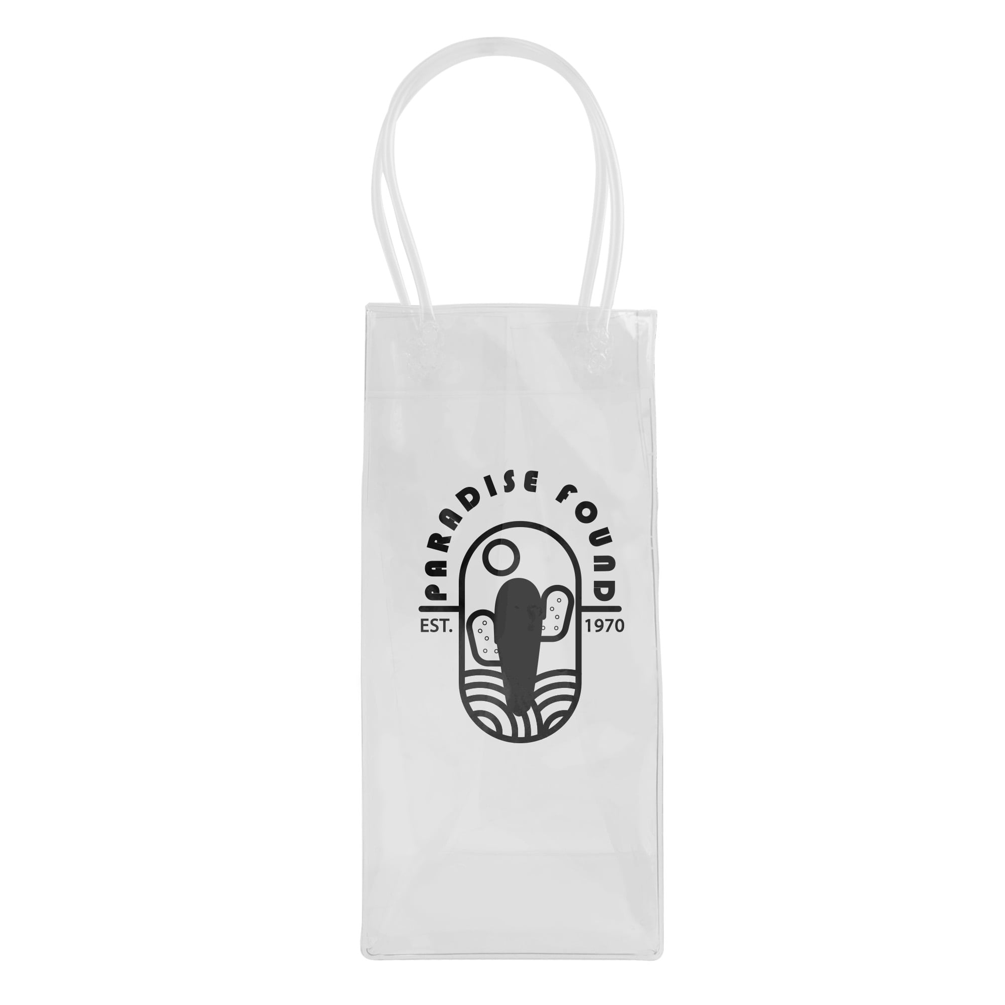 PVC Clear Wine Ice Tote Bag