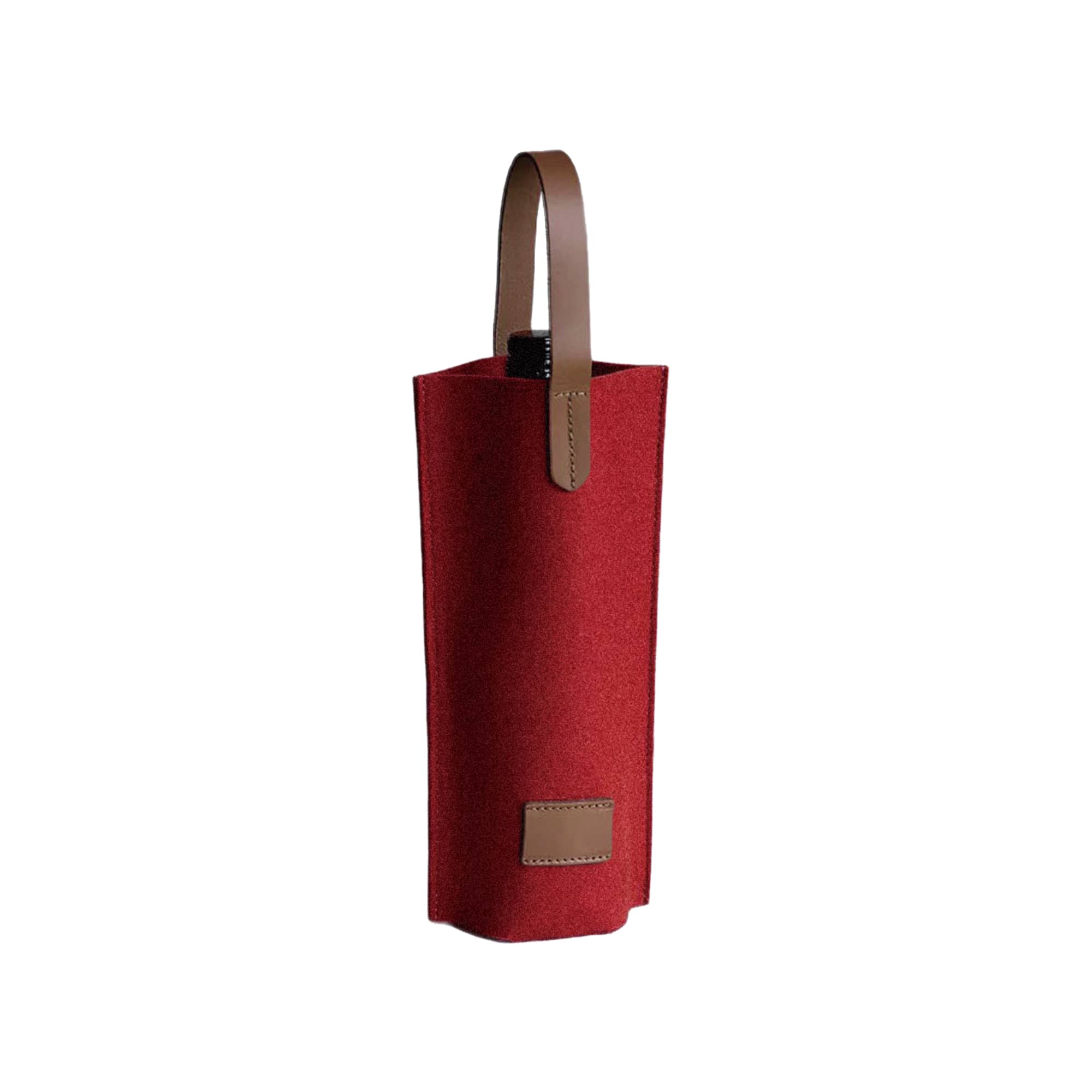 Felt Single Bottle Wine Bag