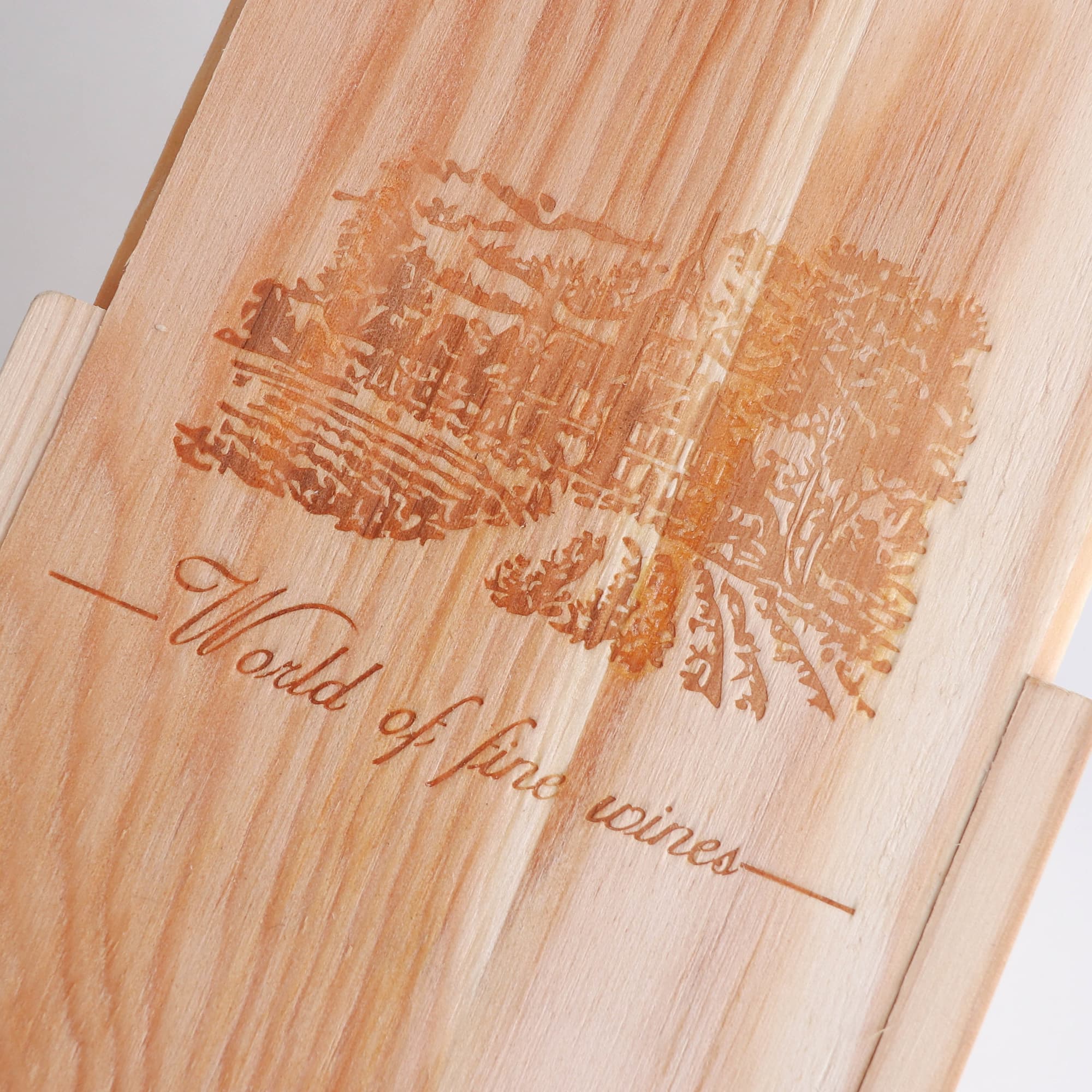 Single Bottle Wooden Wine Box