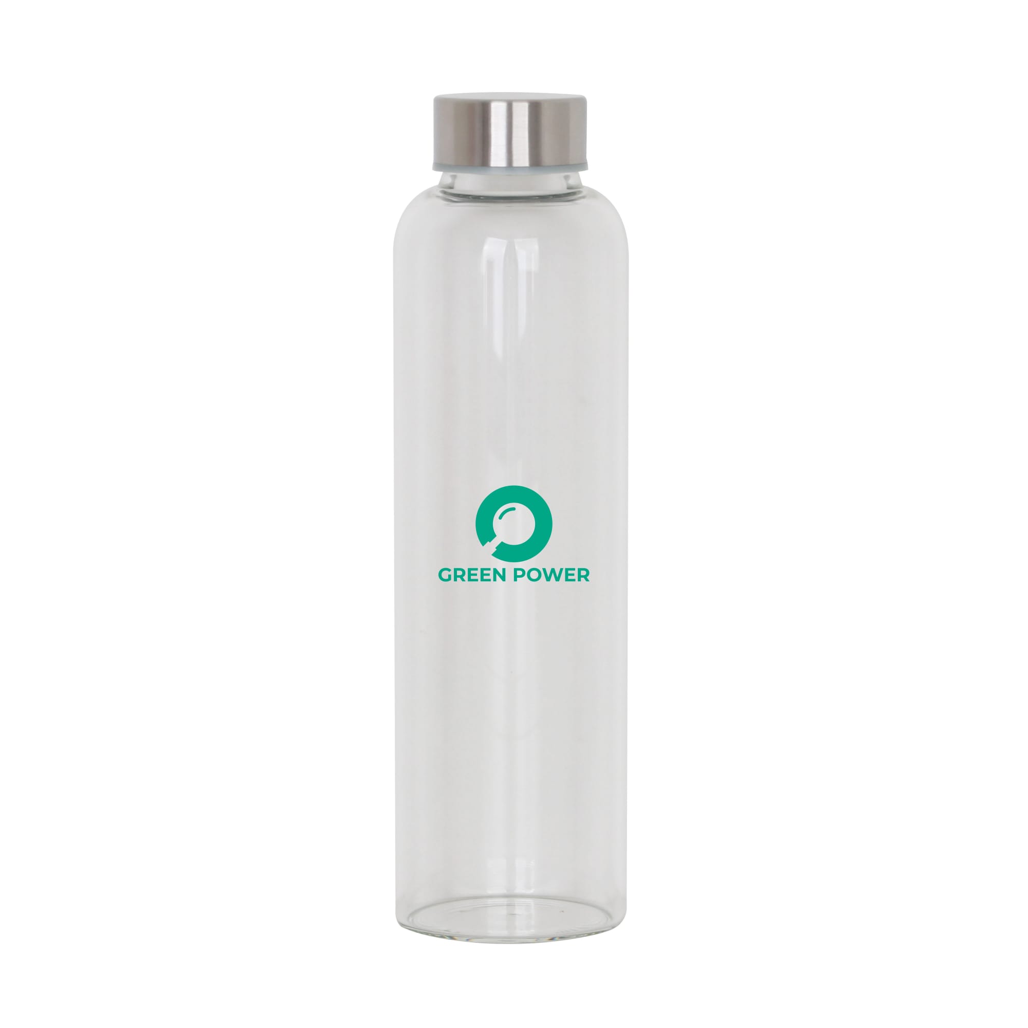 550ml Glass Drink Bottle with Stainless steel Lid