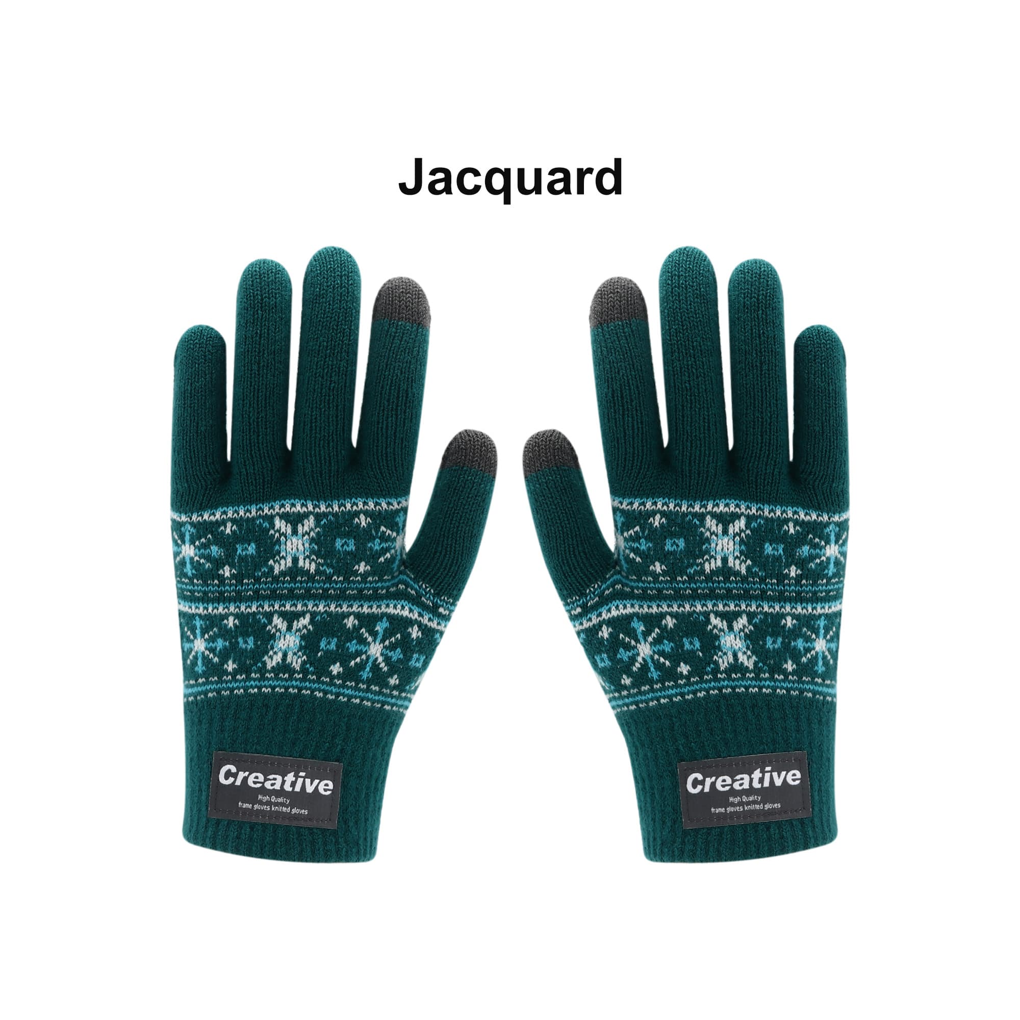 Adults Jacquard Gloves