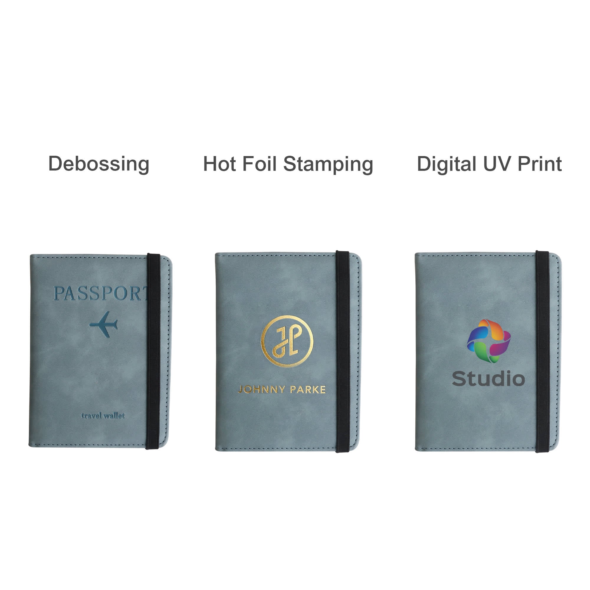 RFID Multifunctional PU Leather Passport Holder