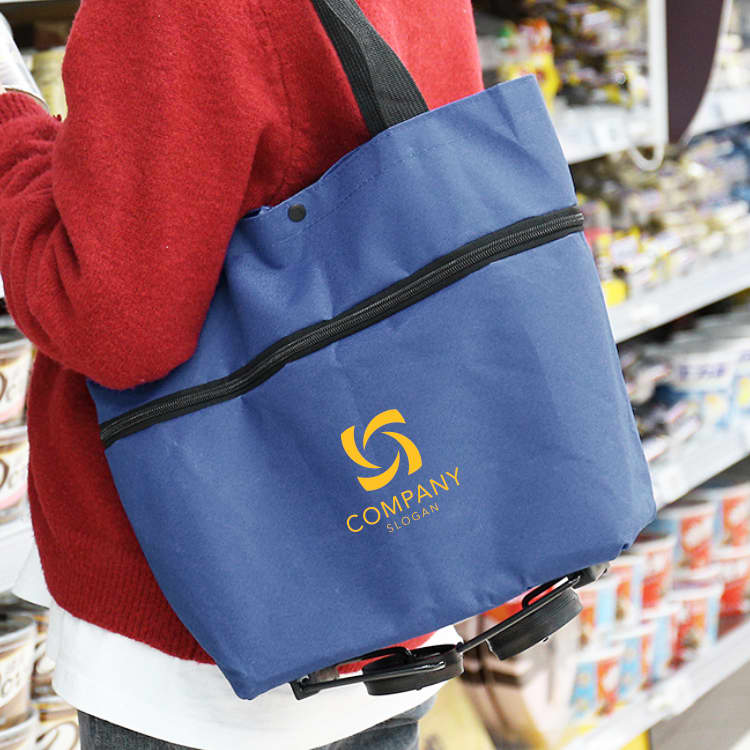 2 in 1 Collapsible Shopping Trolley Bag