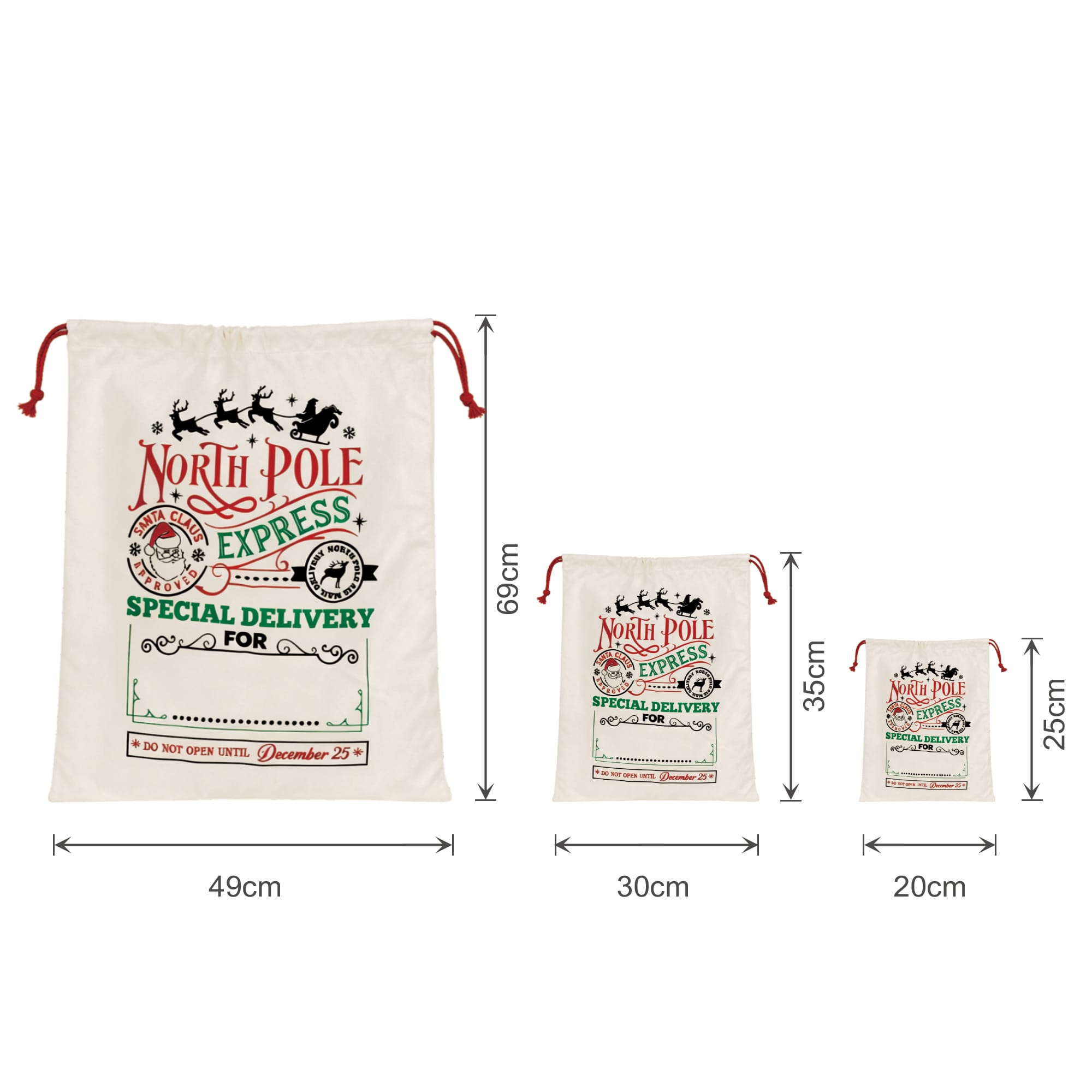 Flax Linen Drawstring Bags