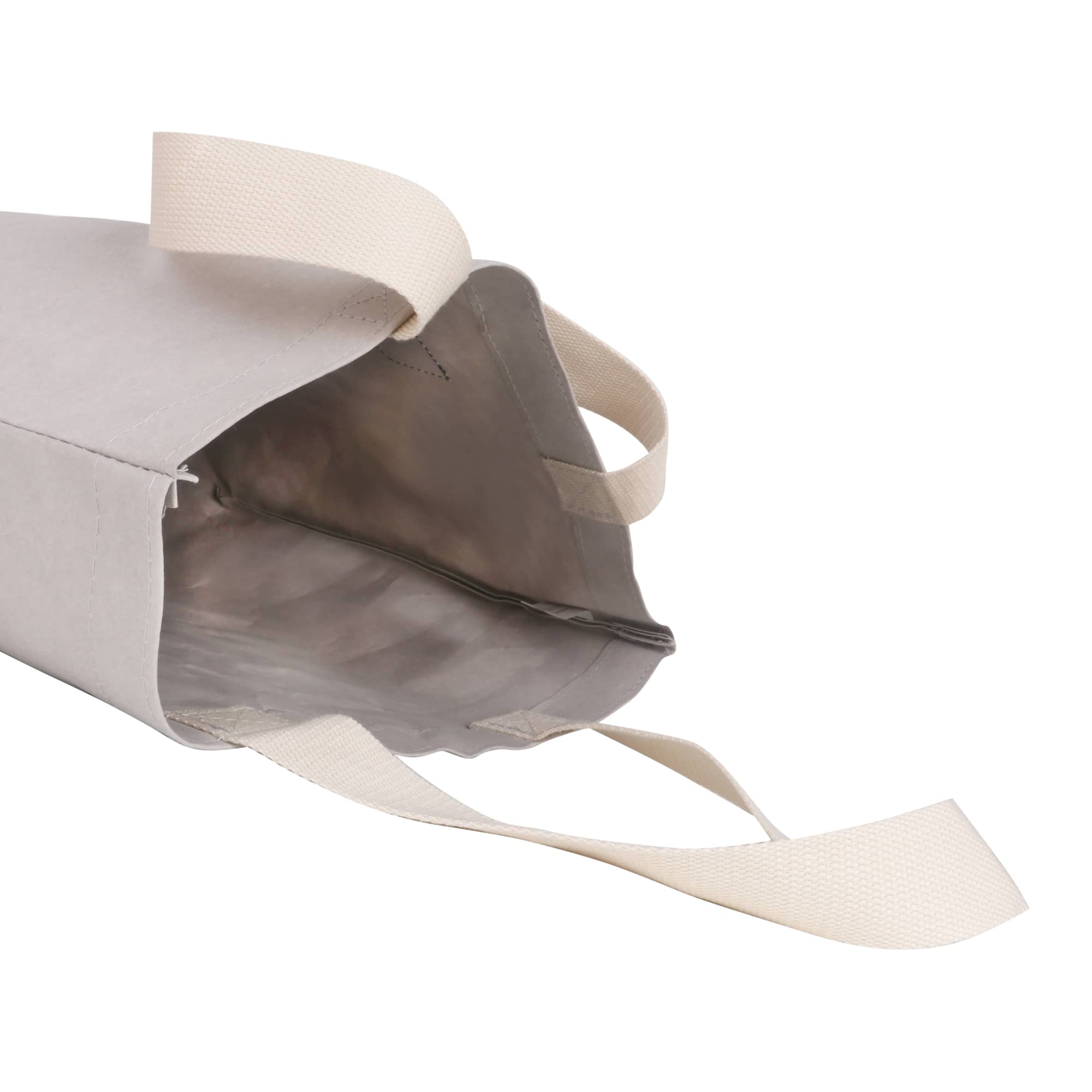 Large Washable Kraft Paper Bag with Cotton Handle(430x345x125mm)