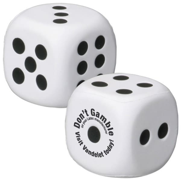 Dice Shape Stress Reliever