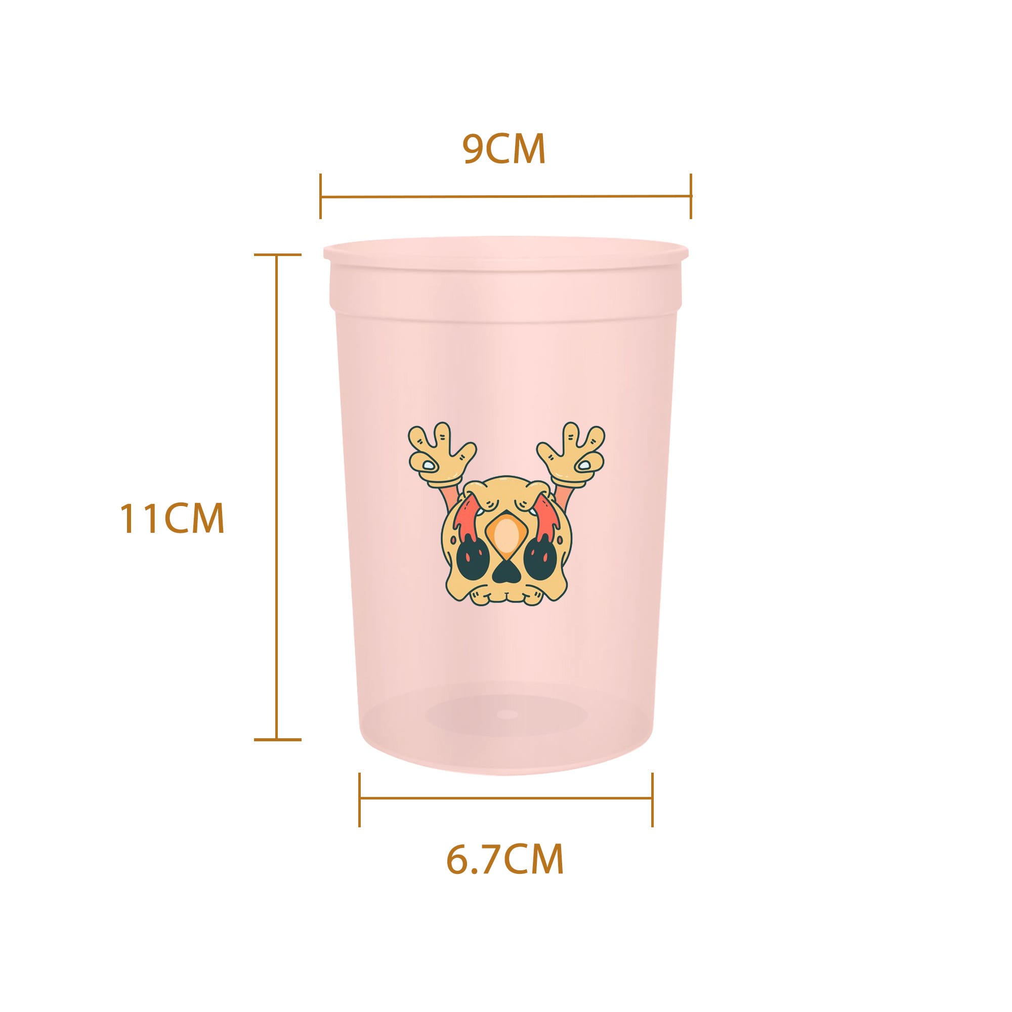 473ml Colour Changing Plastic Stadium Cup