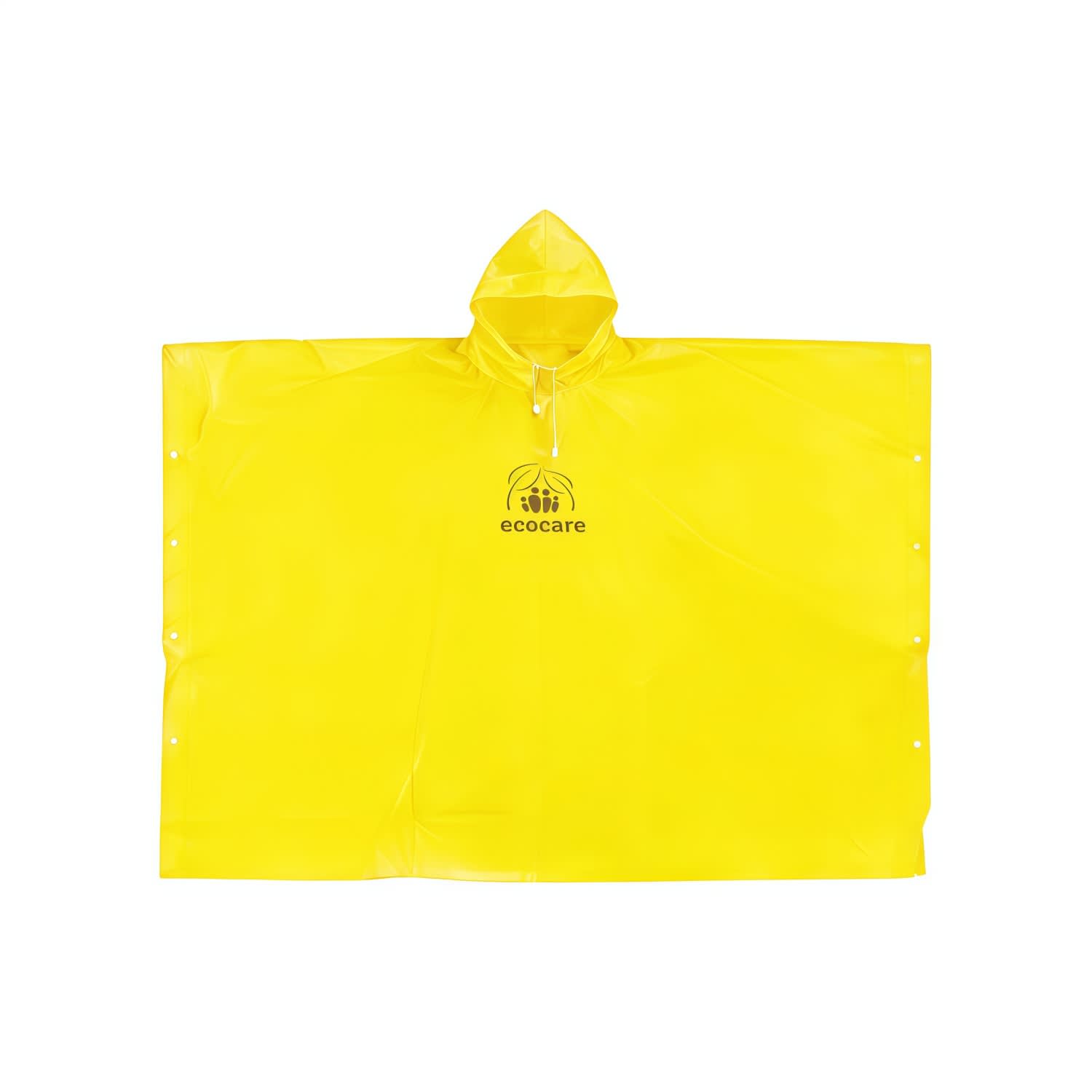 Reusable Adult PEVA Screen Print Rain Poncho