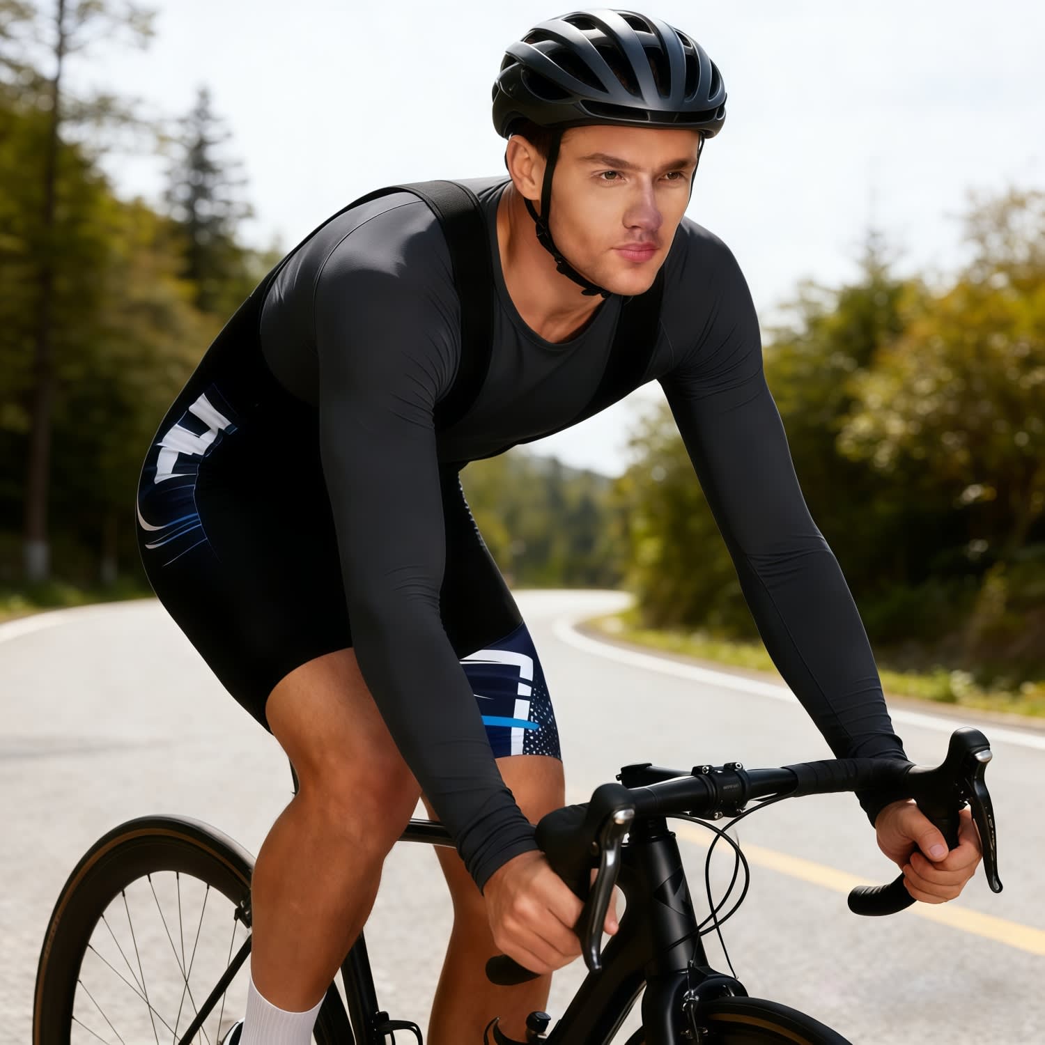 Men's Sublimated Cycling Bib Shorts
