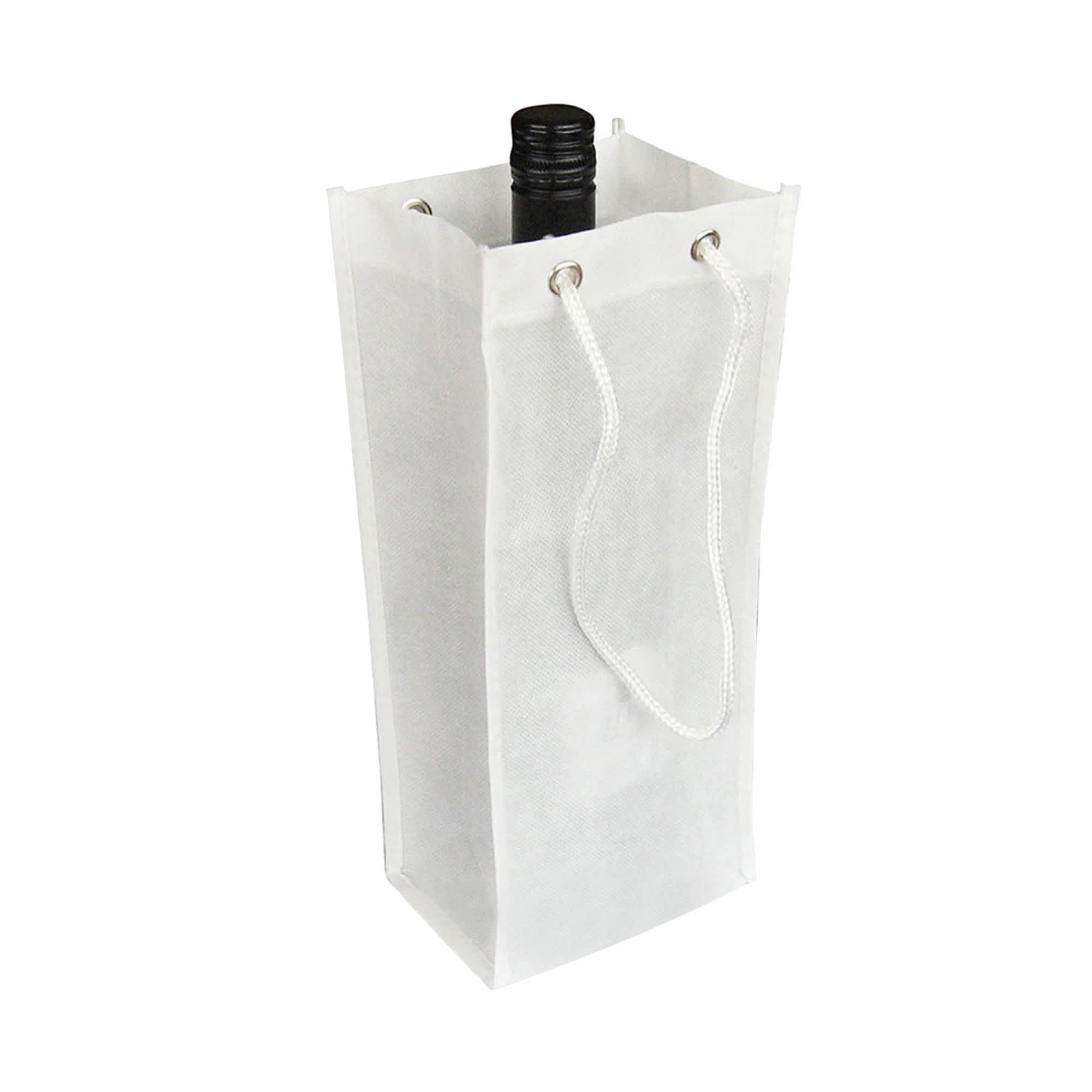 Non Woven Single Bottle Bag with Rope Handle