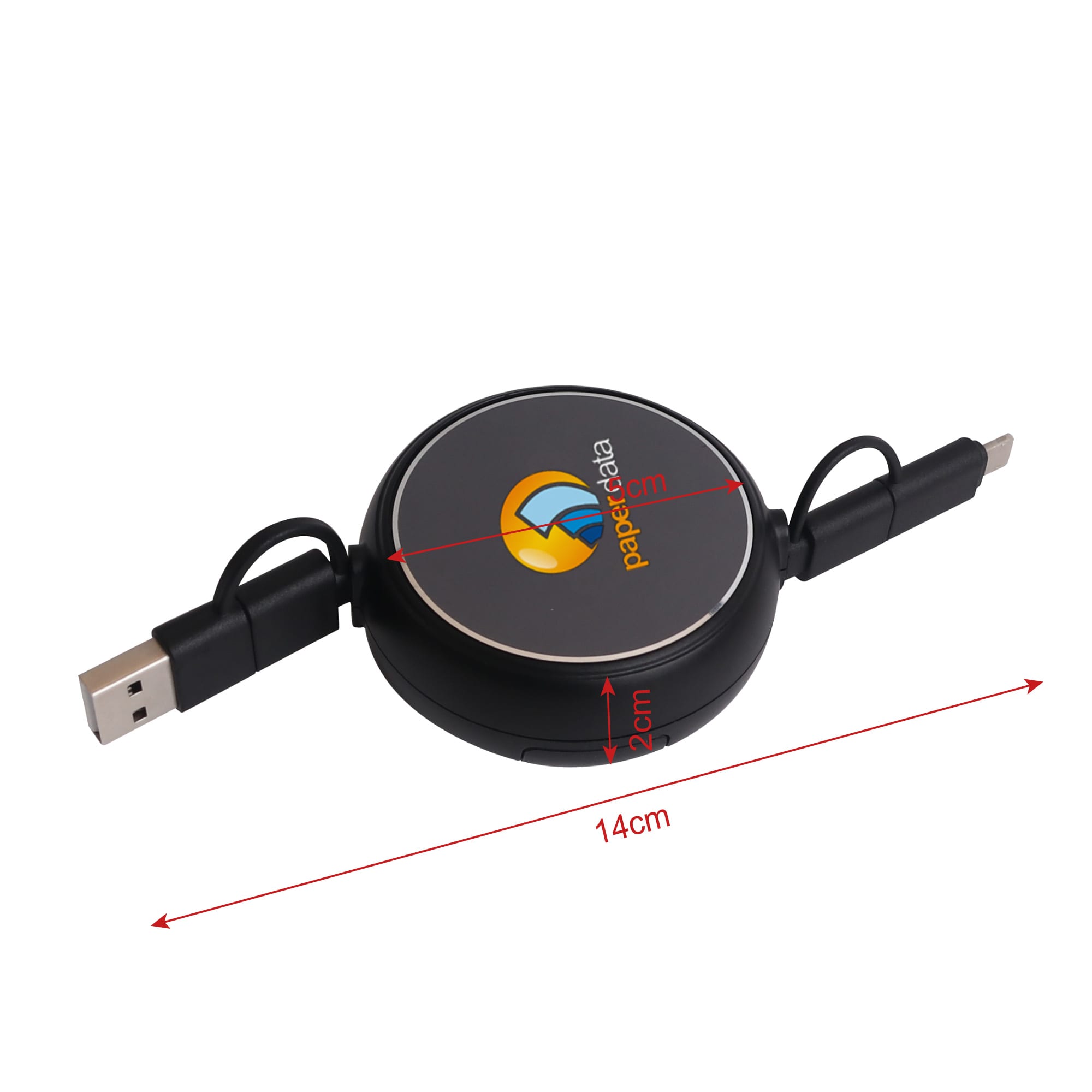 Retractable Portable Charging Cable