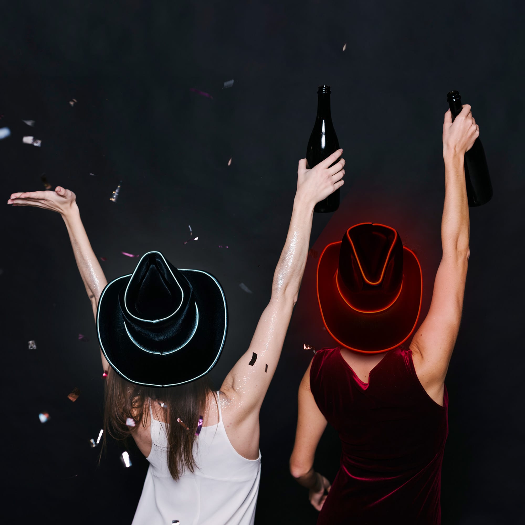 Light Up Cowboy Hats