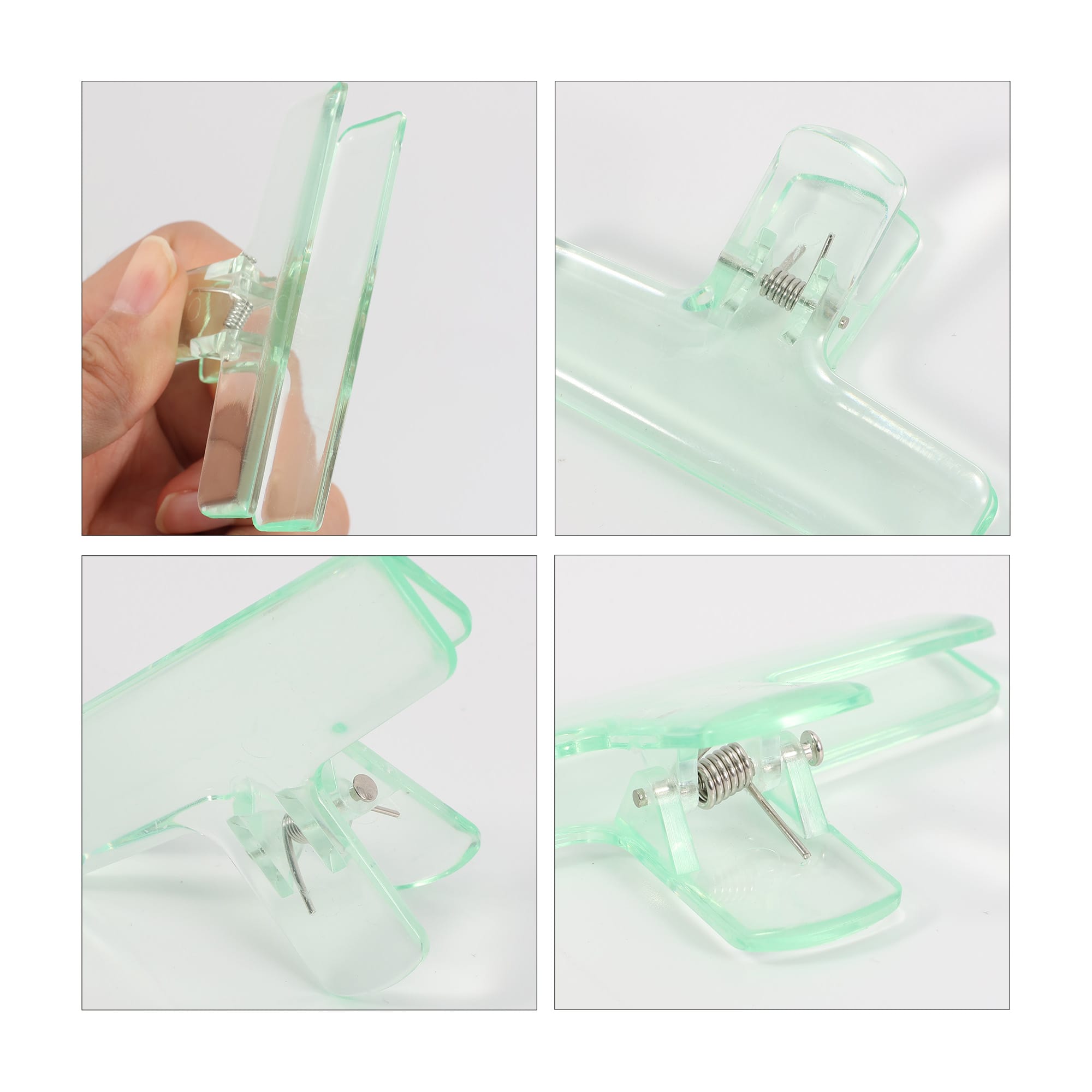 Translucent Plastic Clips