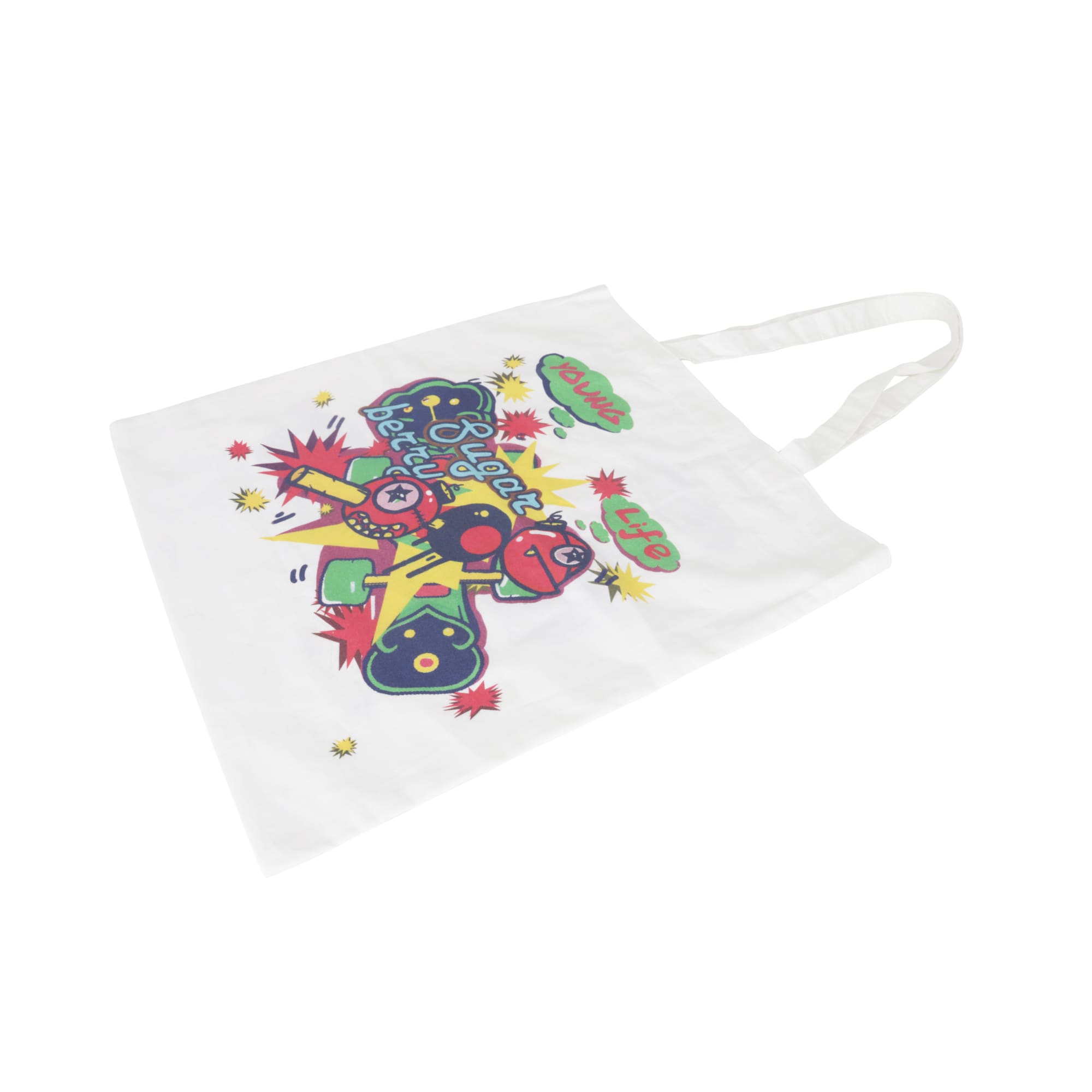 170gsm Digital Print Long Handle Cotton Bag