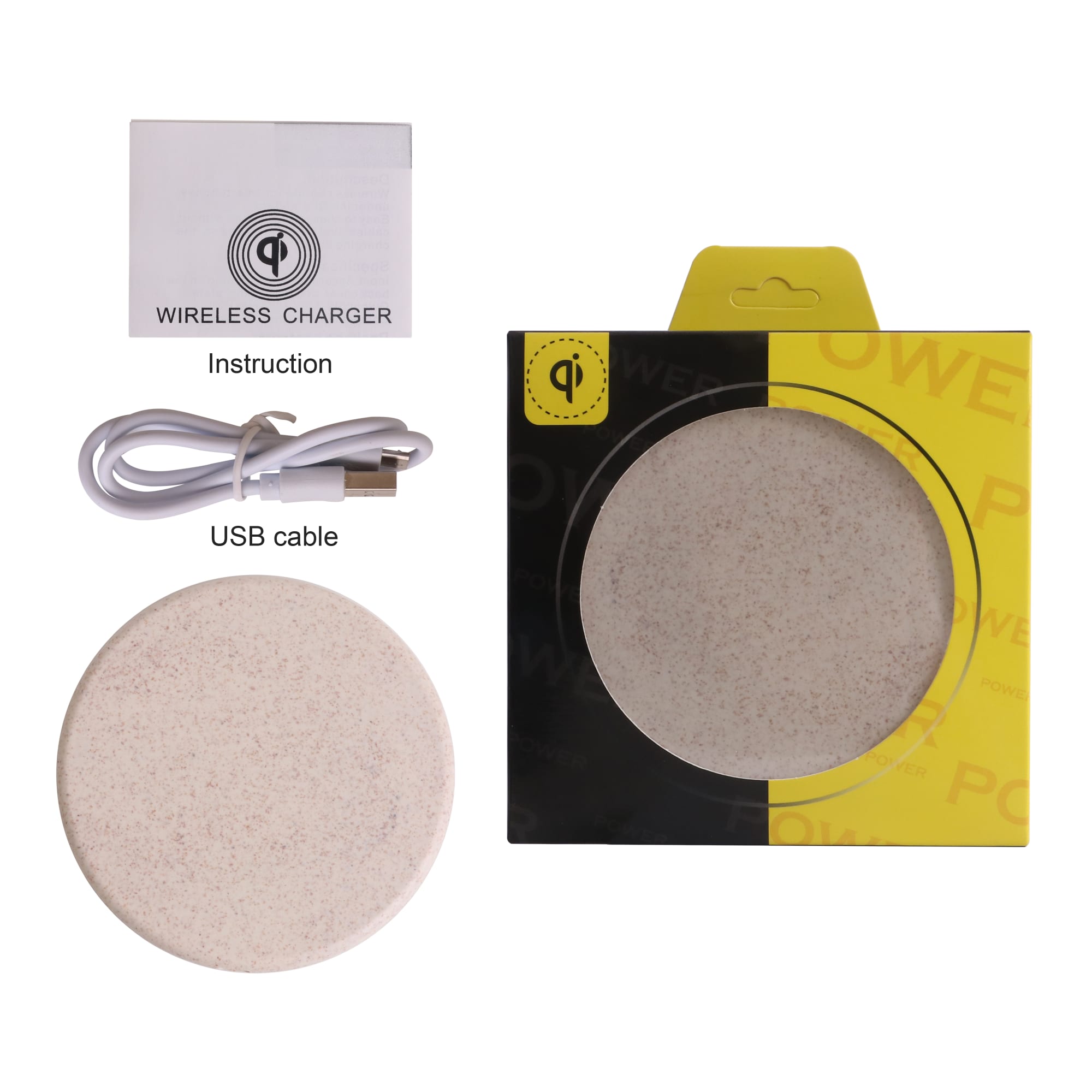 Wheat Straw Wireless Charger
